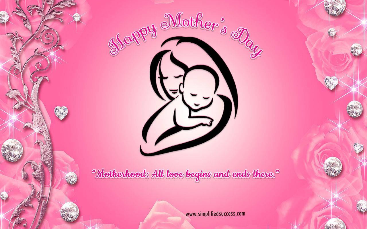 Mother's Day Simple Drawing — 1280x800 wallpaper