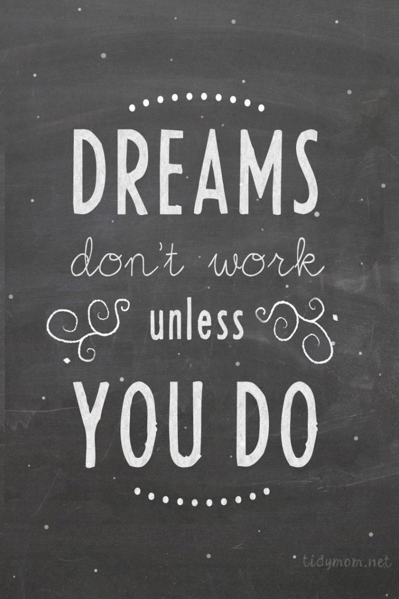 Motivational Quotes About Dreaming iPhone — 810x1216 wallpaper
