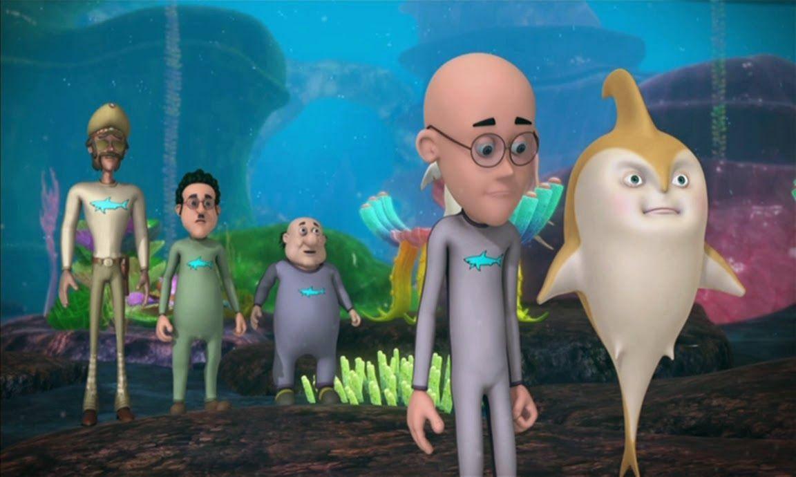 Motu Patlu Shark — 1152x690 wallpaper