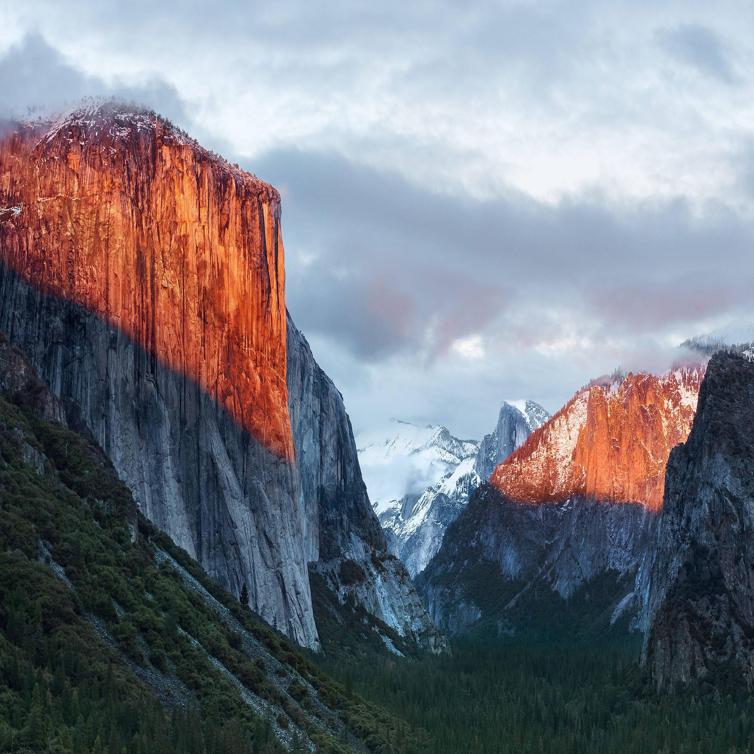 Mountain Sunrise iPad Retina Display — 2524x2524 wallpaper