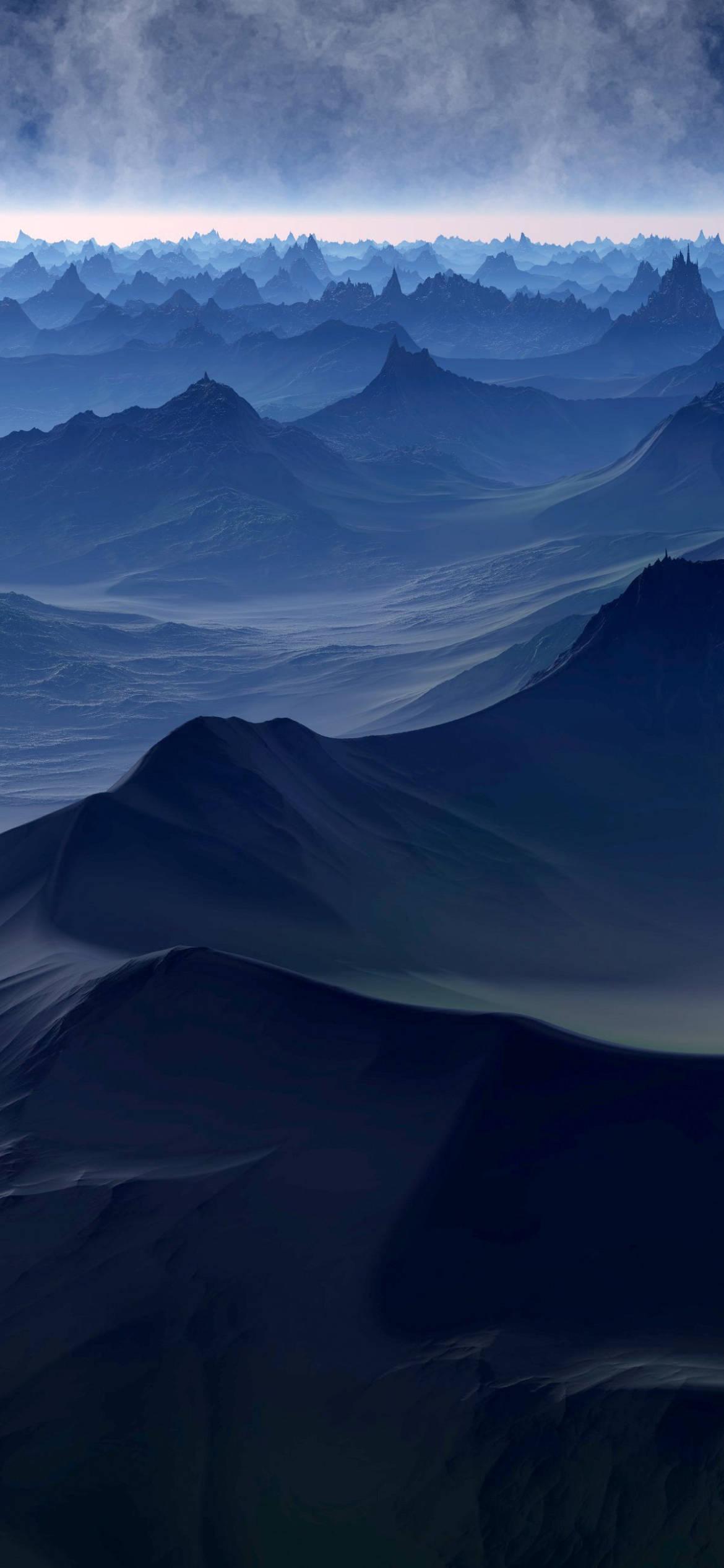 Mountains iPhone 12 — 1170x2532 wallpaper