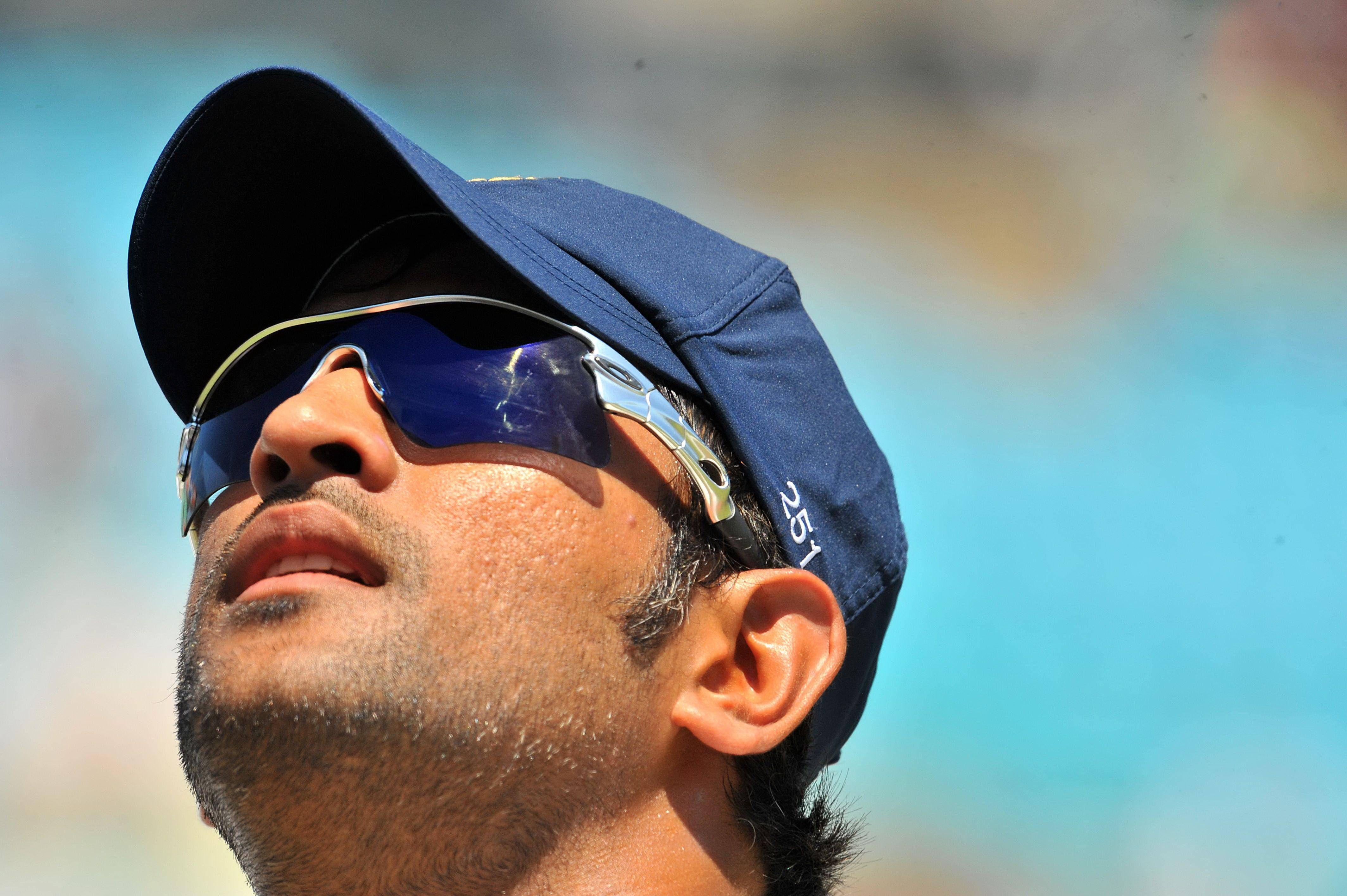 Ms Dhoni Dark Blue Sunglasses — 4256x2832 wallpaper