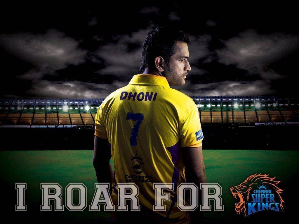 Ms Dhoni Roar For Super Kings — 1024x768 wallpaper
