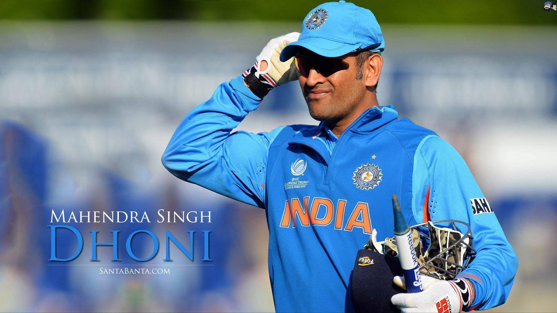 Ms Dhoni Team India Batsman — 1920x1080 wallpaper