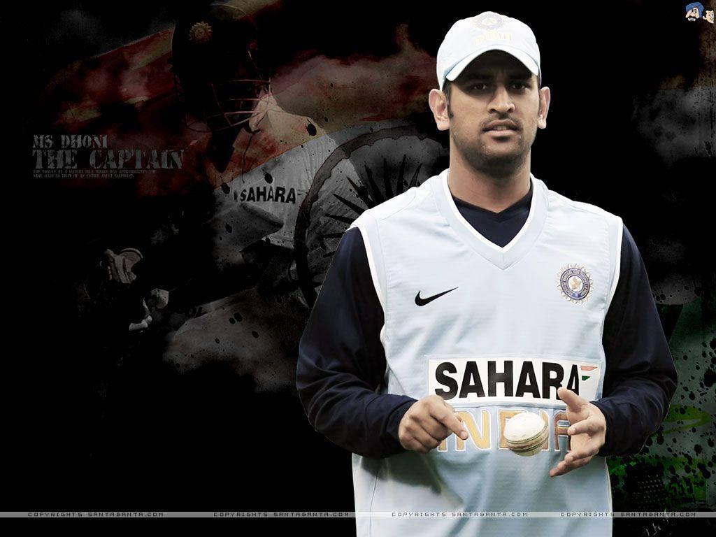 Ms Dhoni White Sahara Uniform — 1024x768 wallpaper