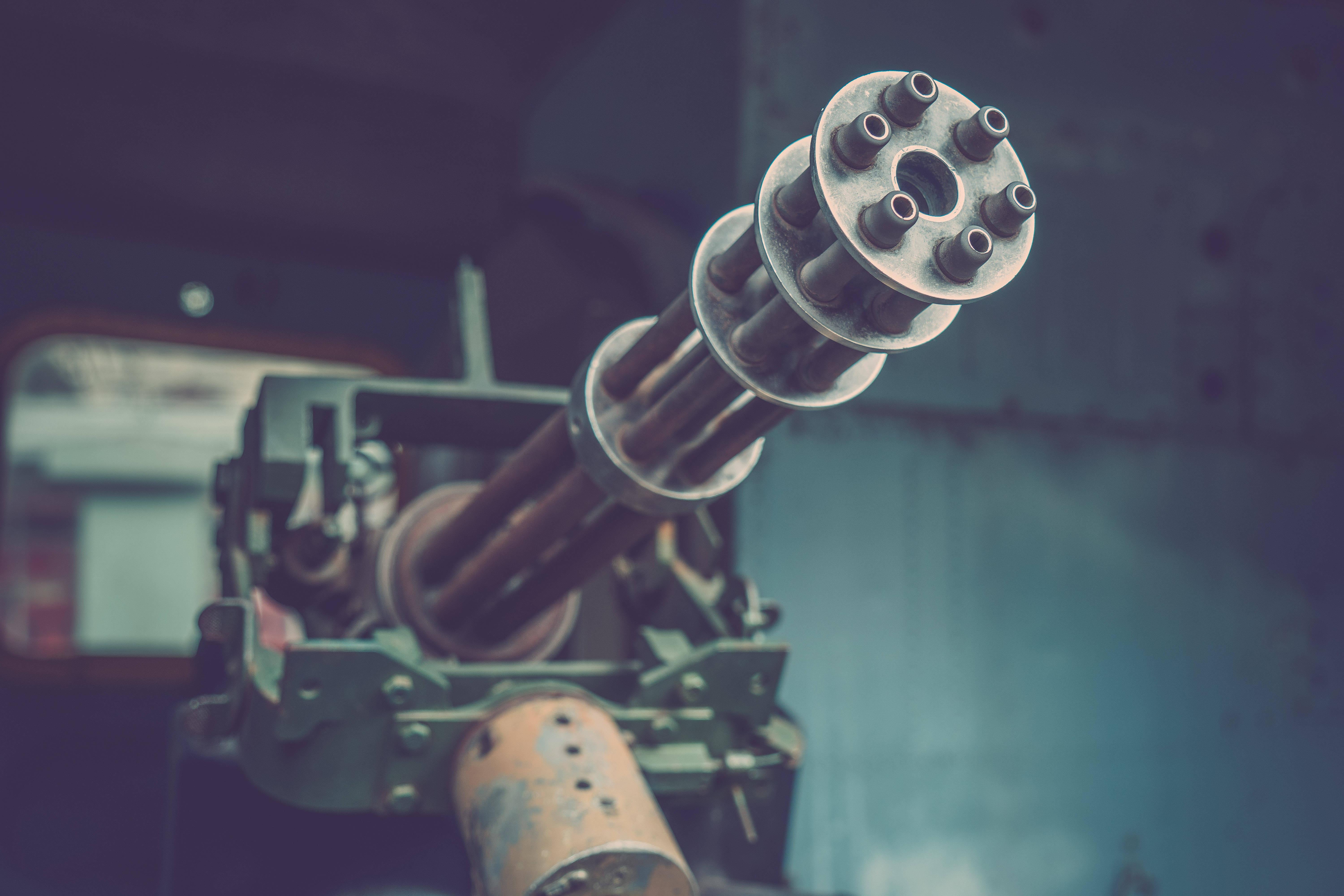 Multiple Barrel Gun — 6000x4000 wallpaper