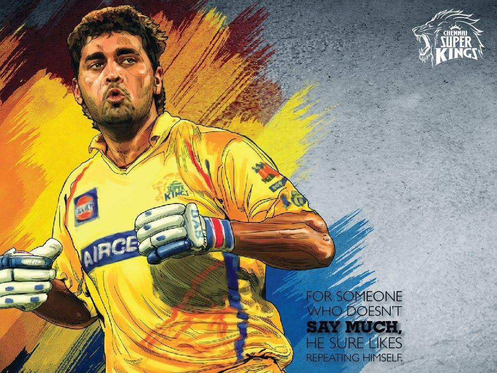 Murali Vijay From CSK — 1024x768 wallpaper