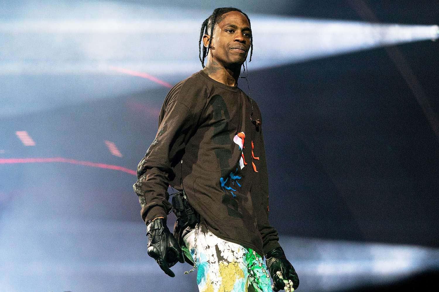 Music Artist Travis Scott Performing in Concert — 1500x1000 wallpaper
