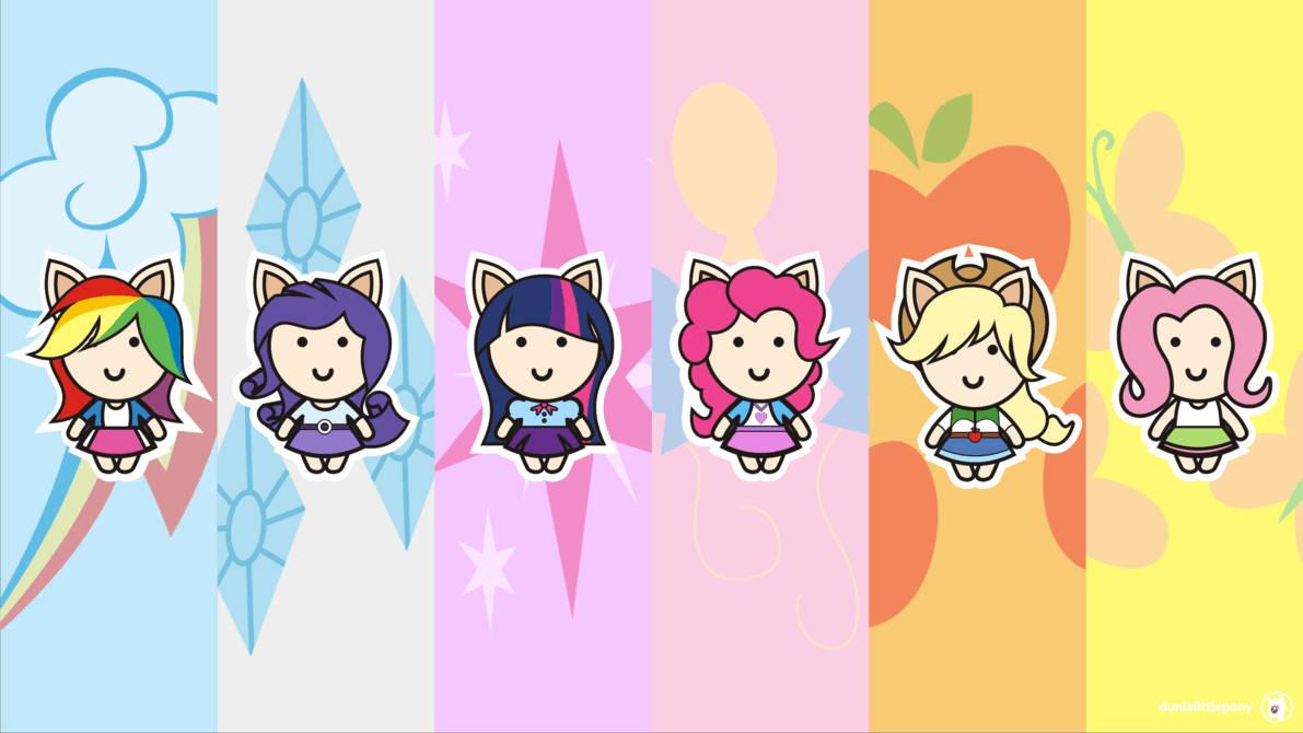 My Little Pony Chibi - Sassy and Sweet — 1191x670 wallpaper
