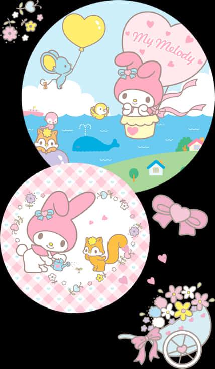 My Melody Adventures Illustration — 428x732 wallpaper