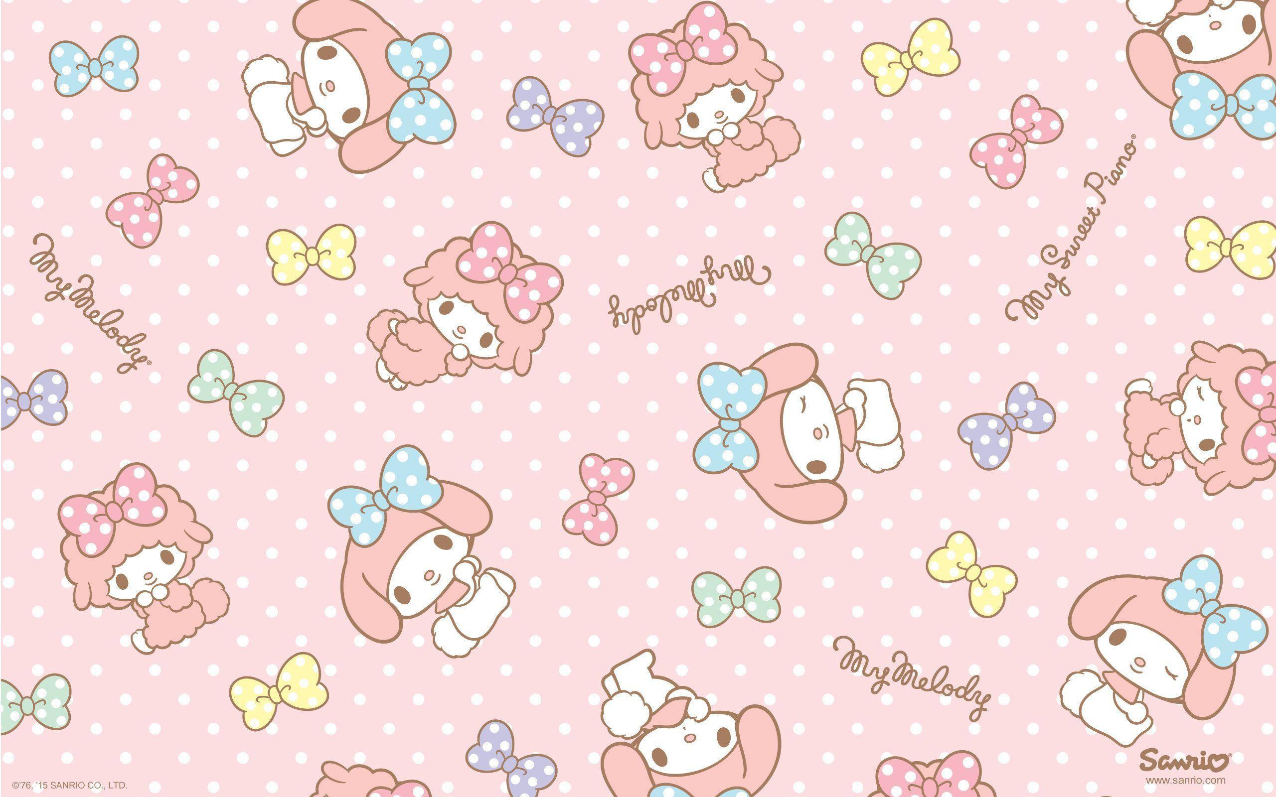 My Melody Cute Pattern — 2560x1600 wallpaper
