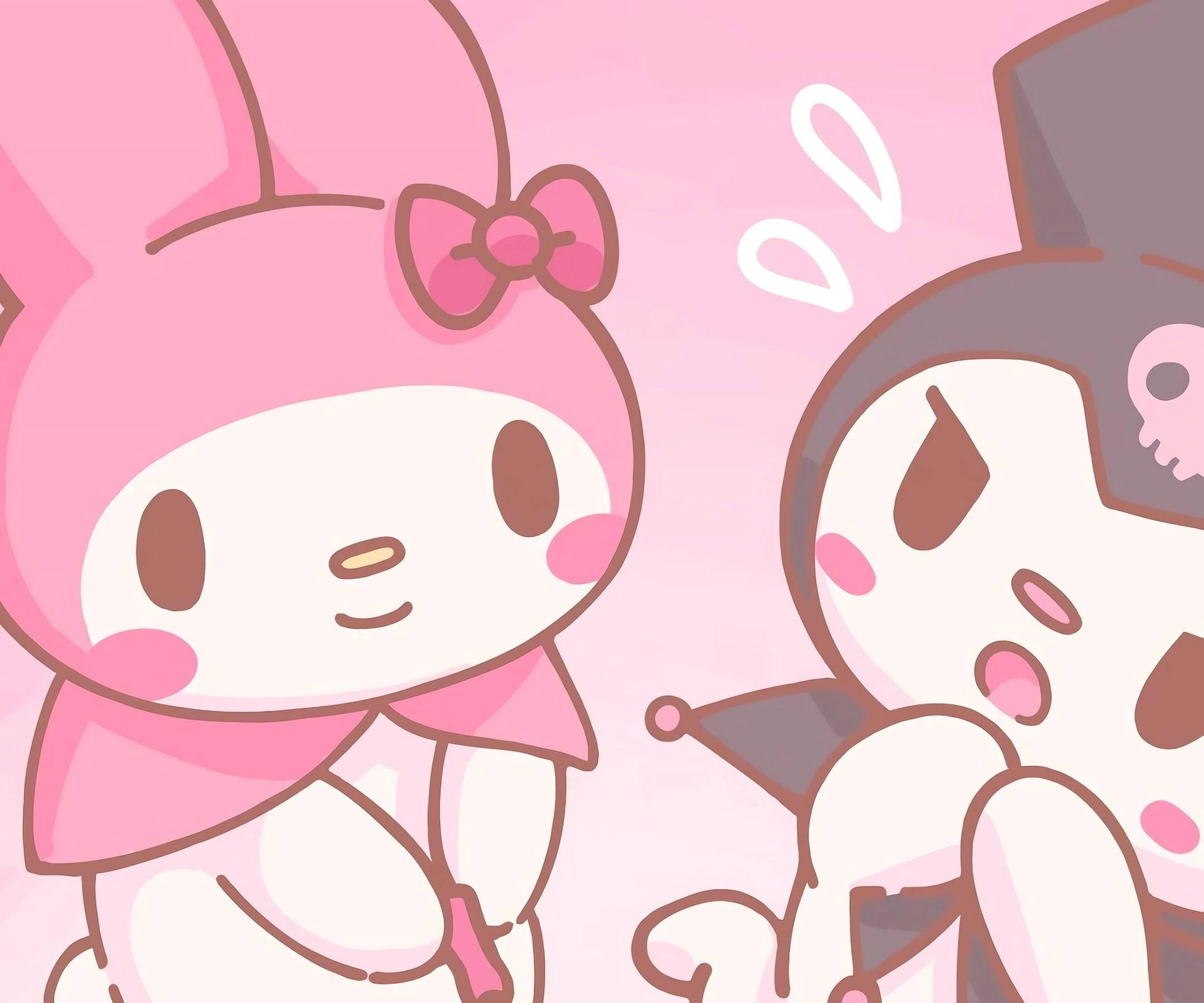 My Melody Kuromi Cute Desktop — 2158x1798 wallpaper