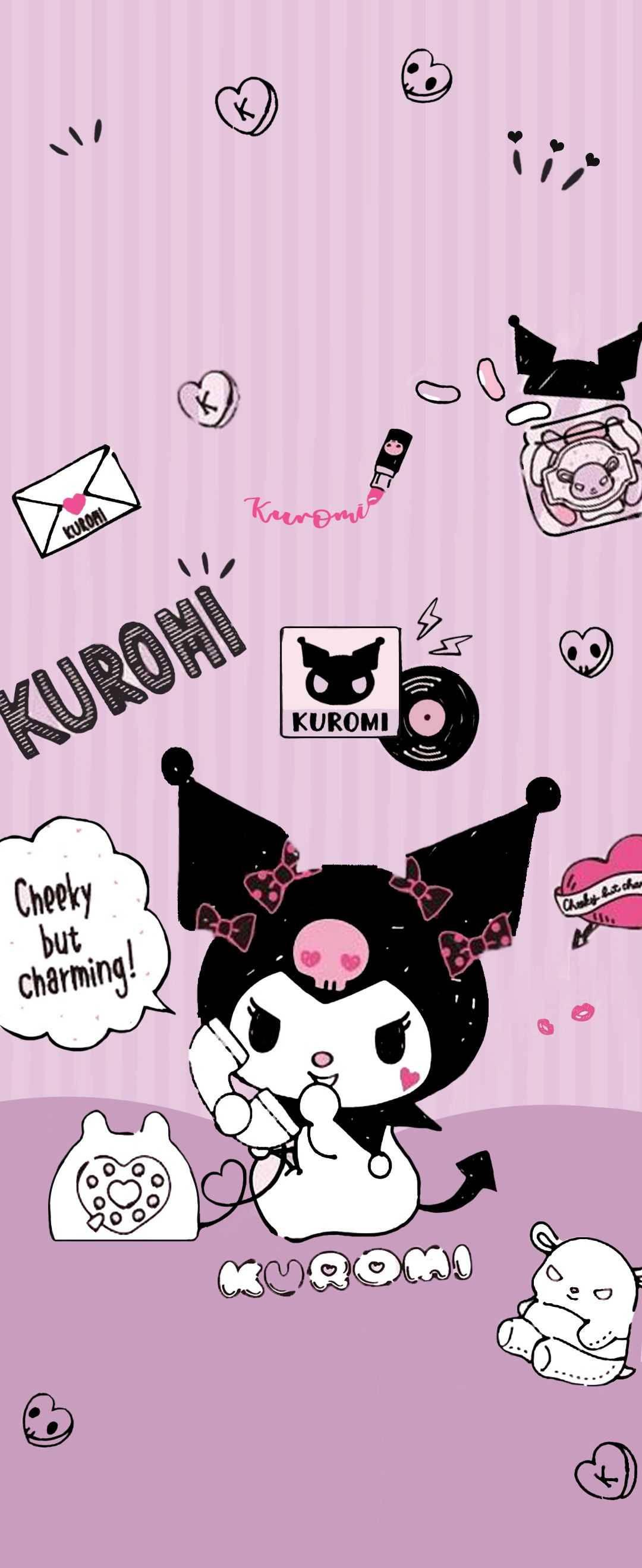 My Melody Kuromi Phone Background Image — 1080x2636 wallpaper