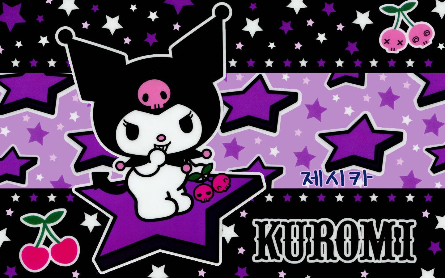 My Melody Kuromi Punk Style Background — 1440x900 wallpaper