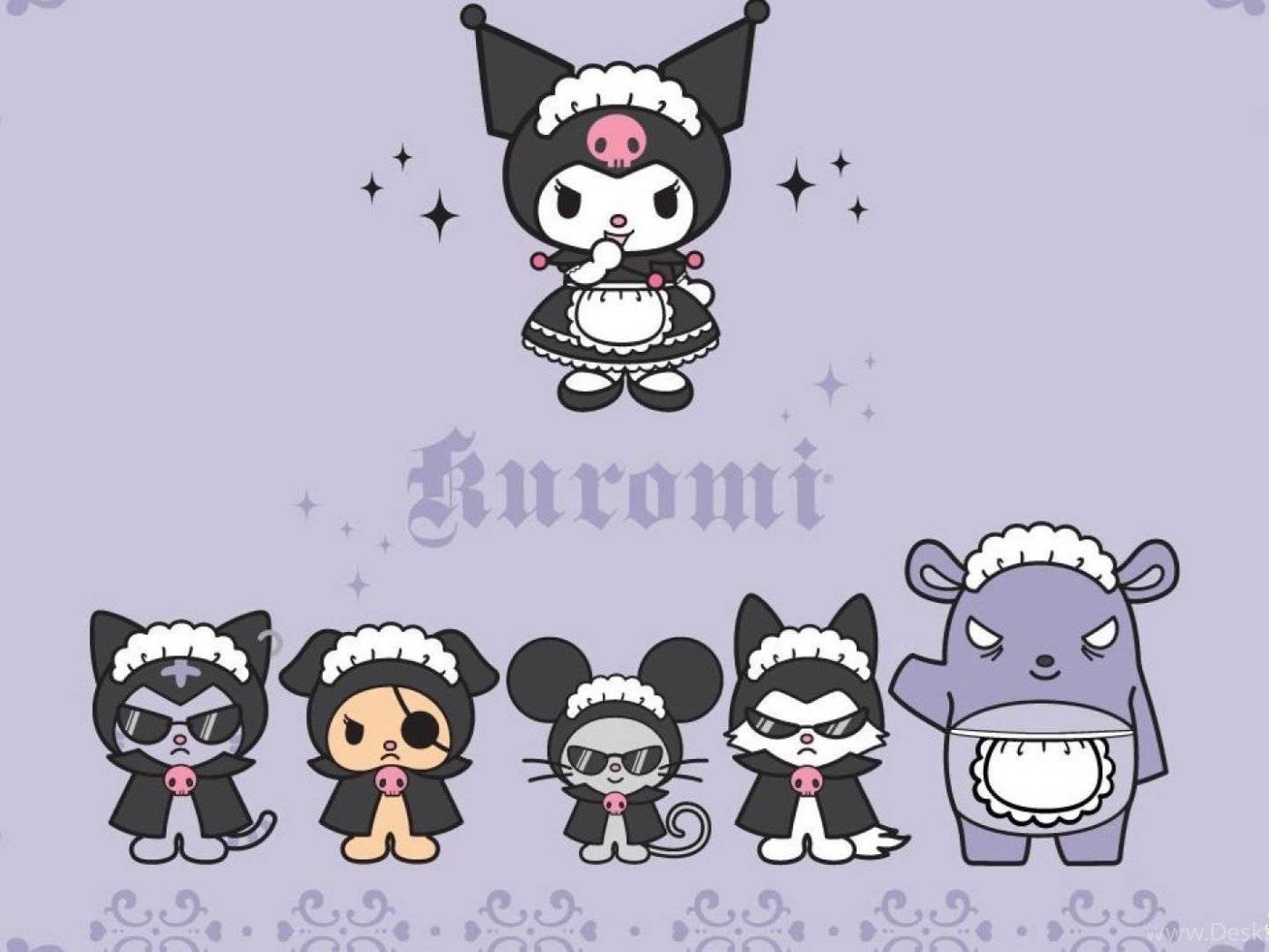 My Melody Kuromi With Her Friends — 1400x1050 wallpaper