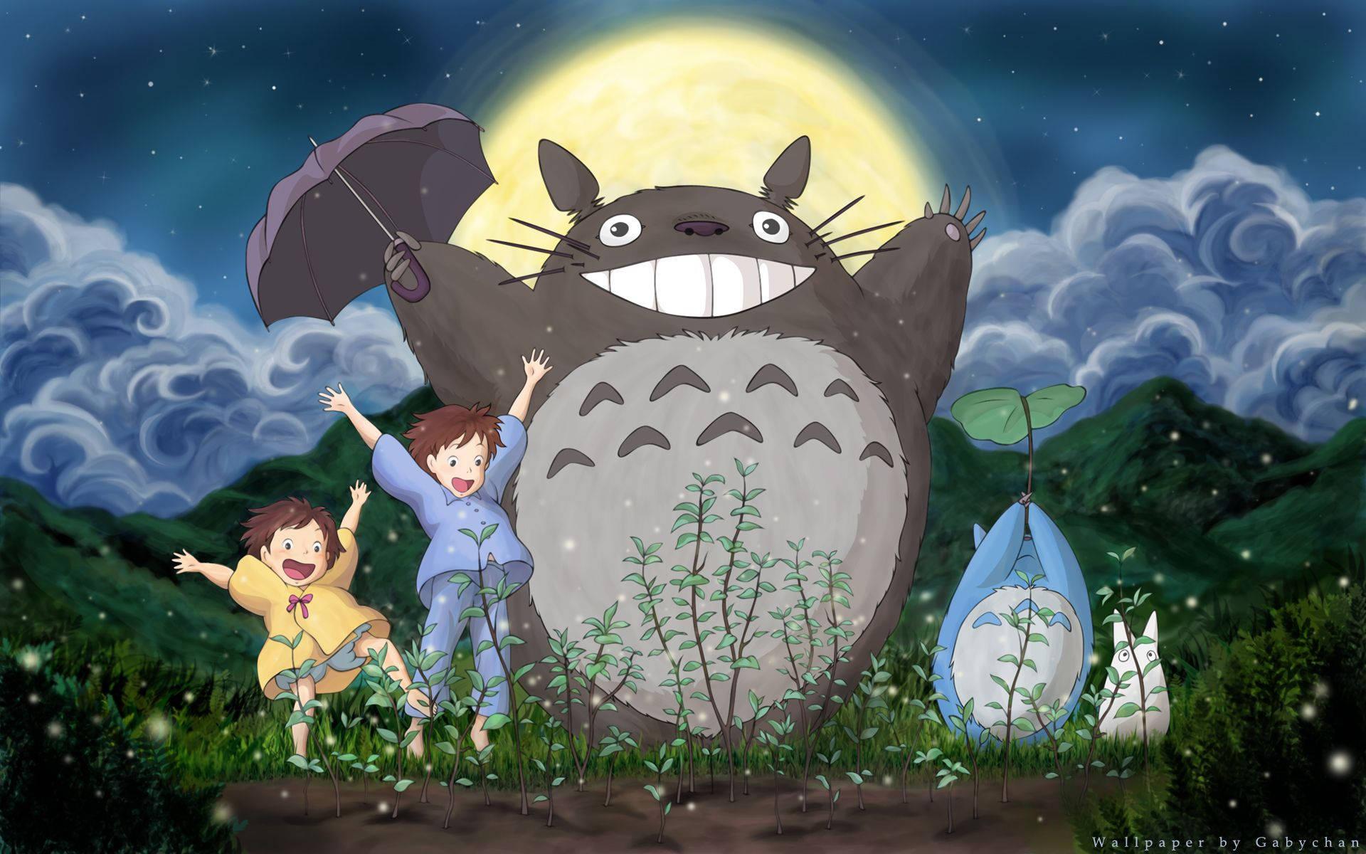 My Neighbor Totoro - A magical night with the little kids. — 1920x1200 wallpaper