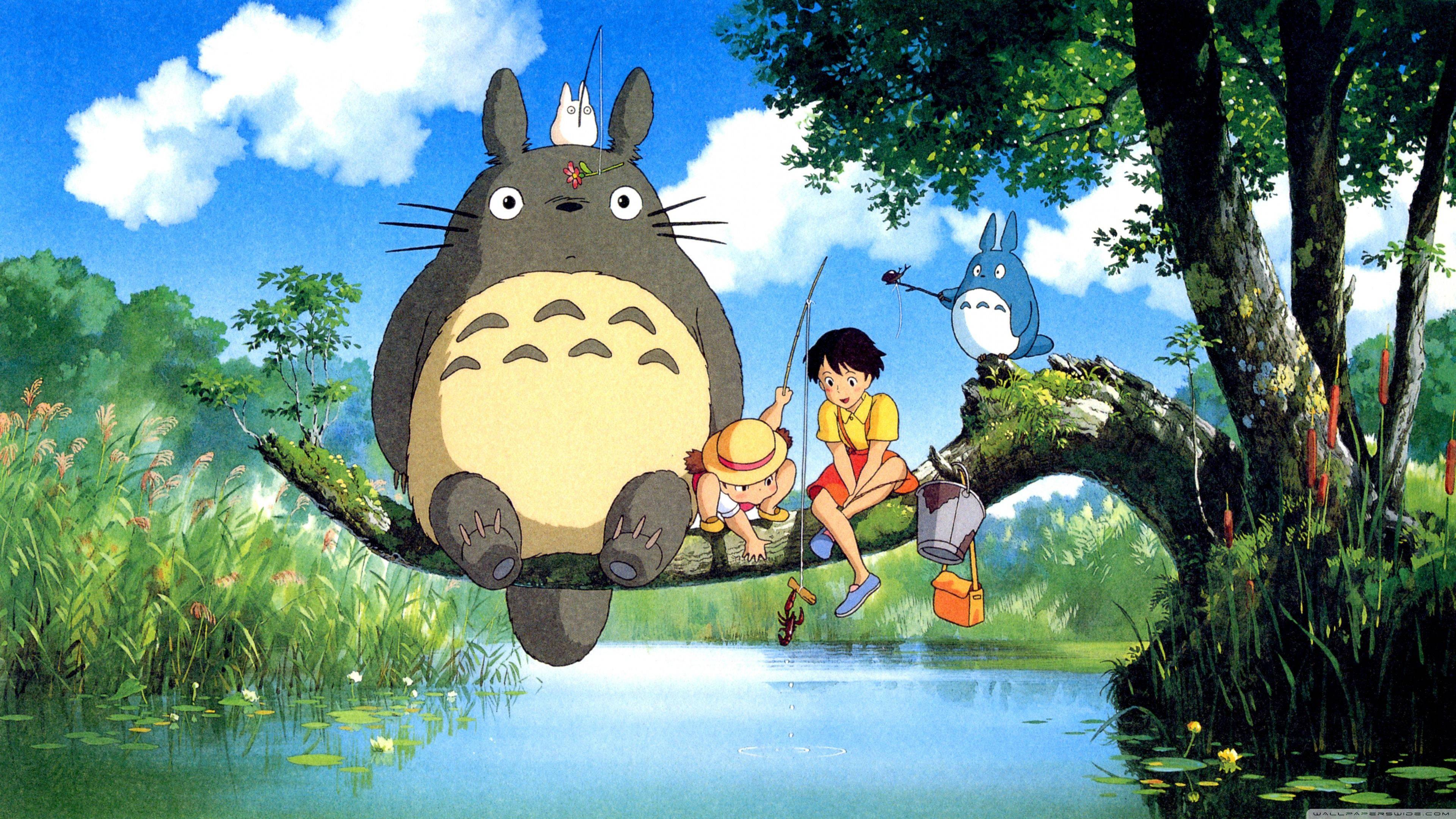 "My Neighbor Totoro" - One of Studio Ghibli's Classic Films — 3840x2160 wallpaper