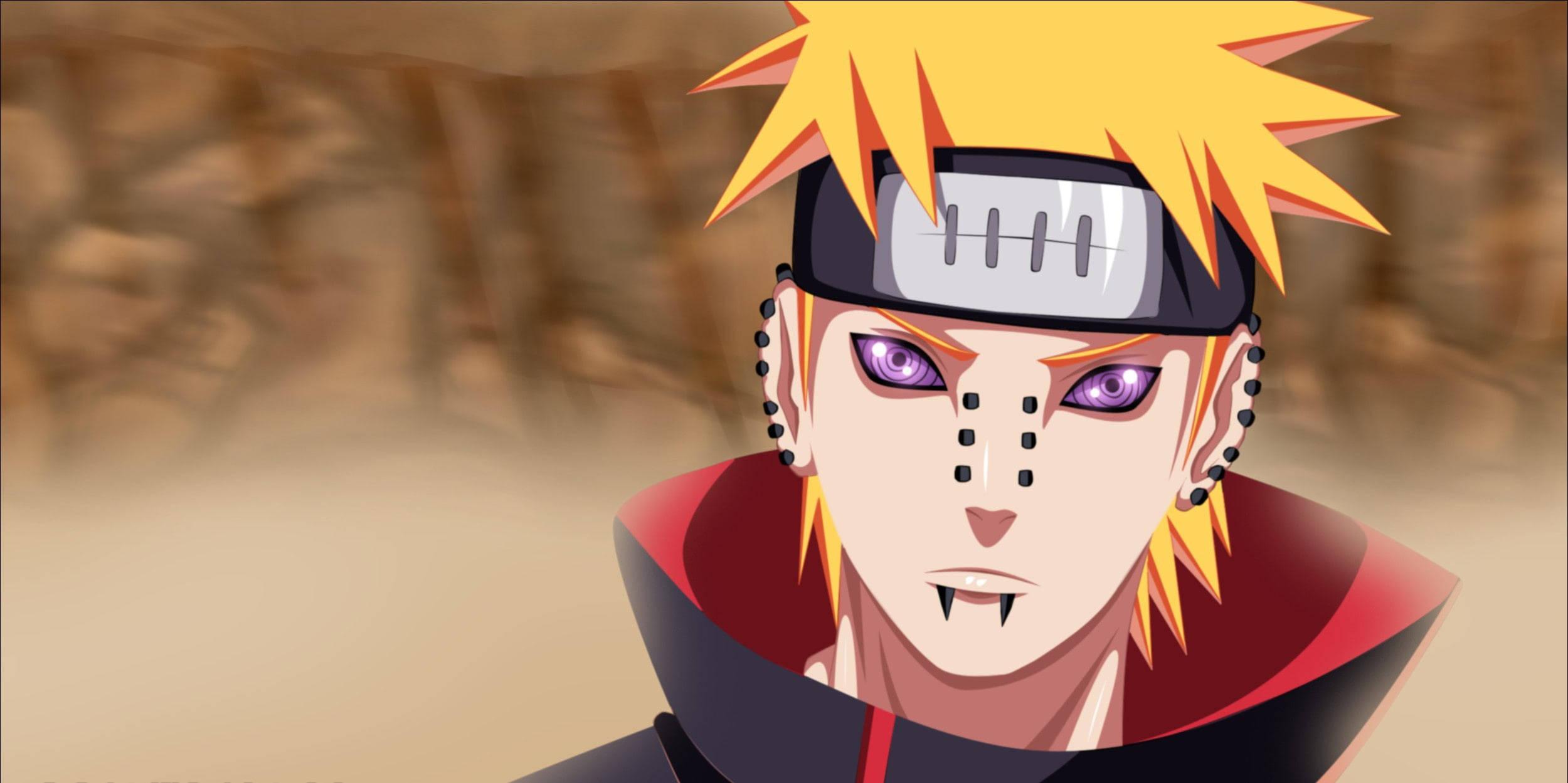 Nagato Naruto Pain Animated Portrait — 2500x1249 wallpaper