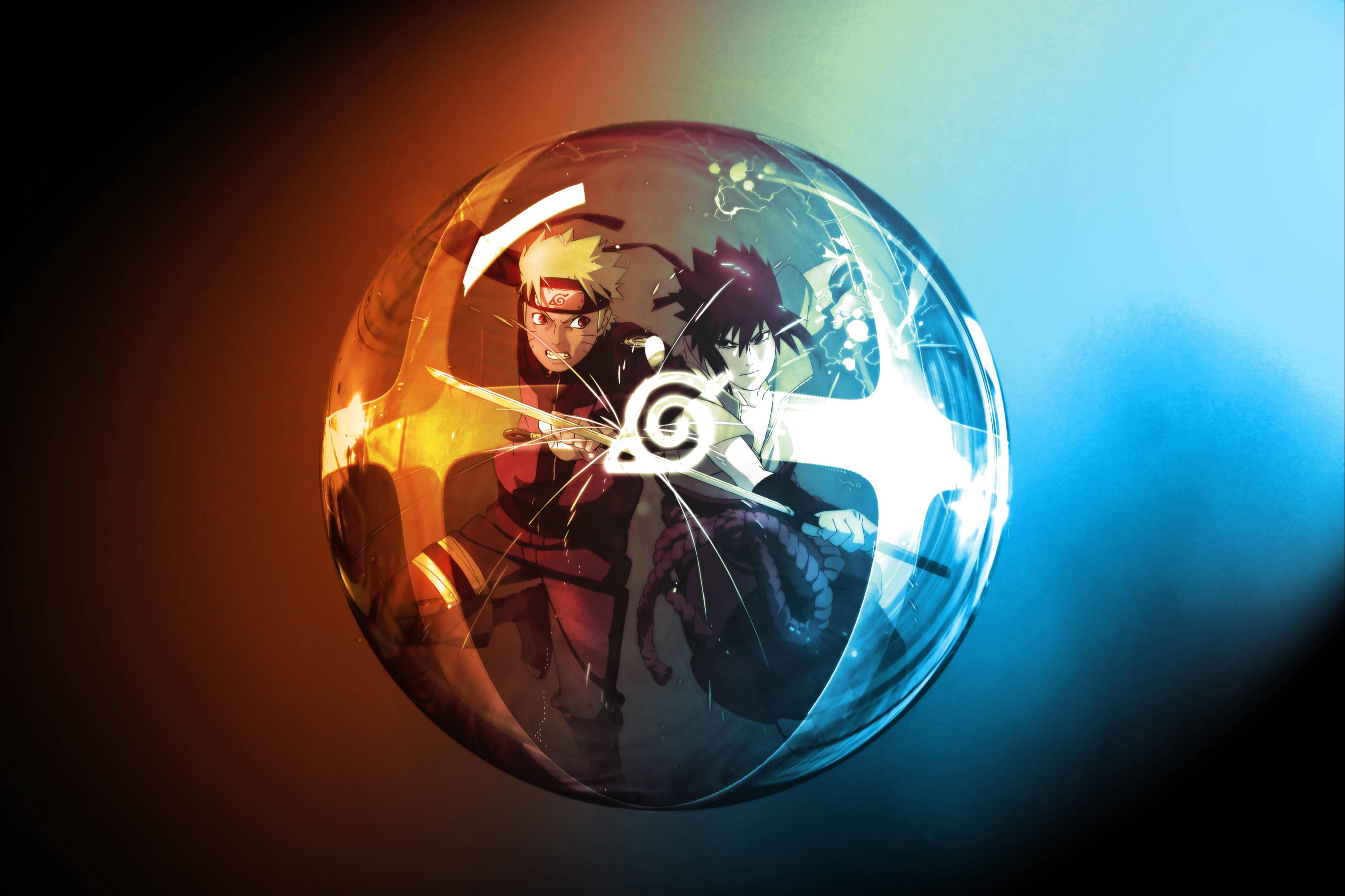 Naruto 4K Bubble Art