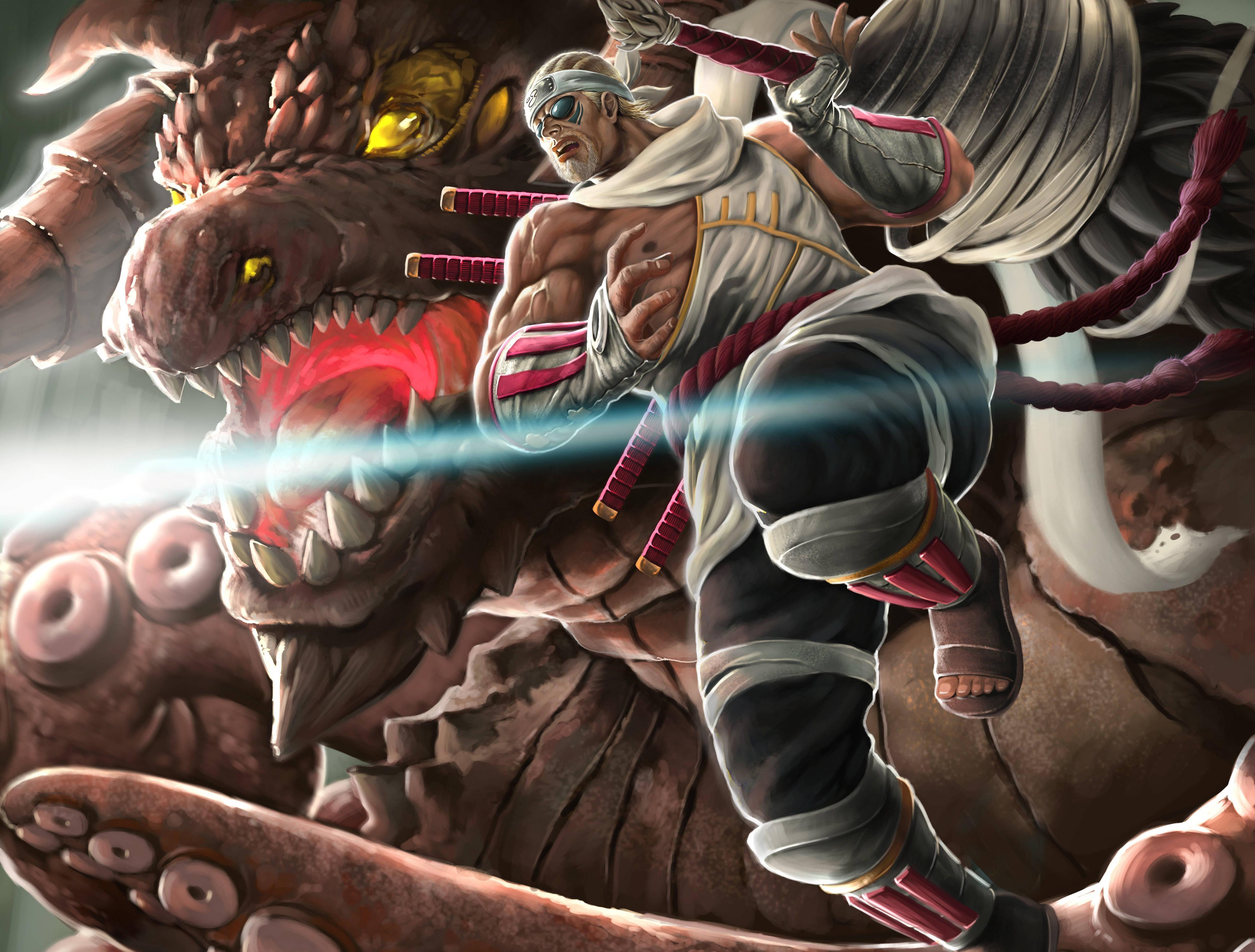 Naruto 4K Killer B Tailed Beast
