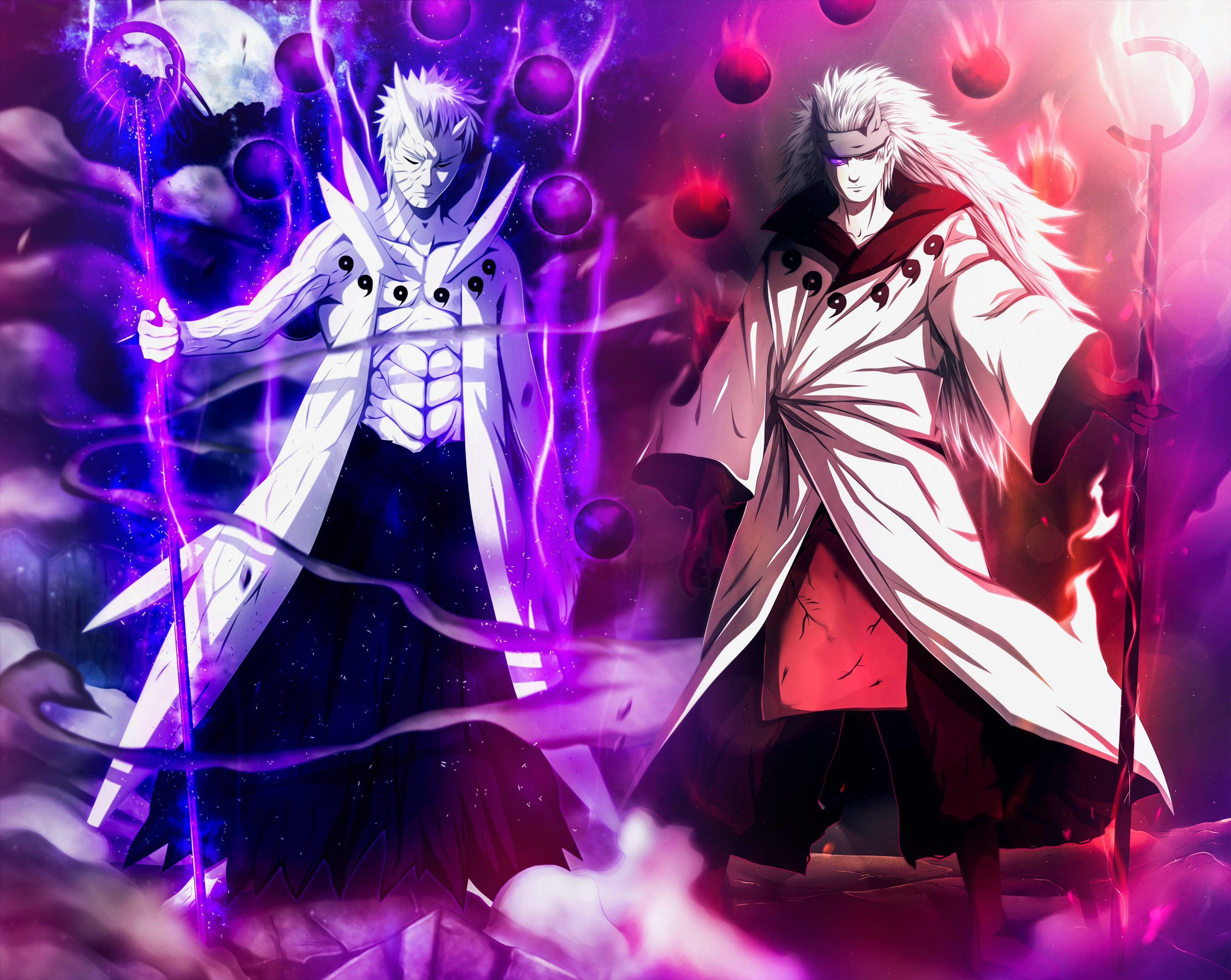 Naruto 4K Obito And Madara