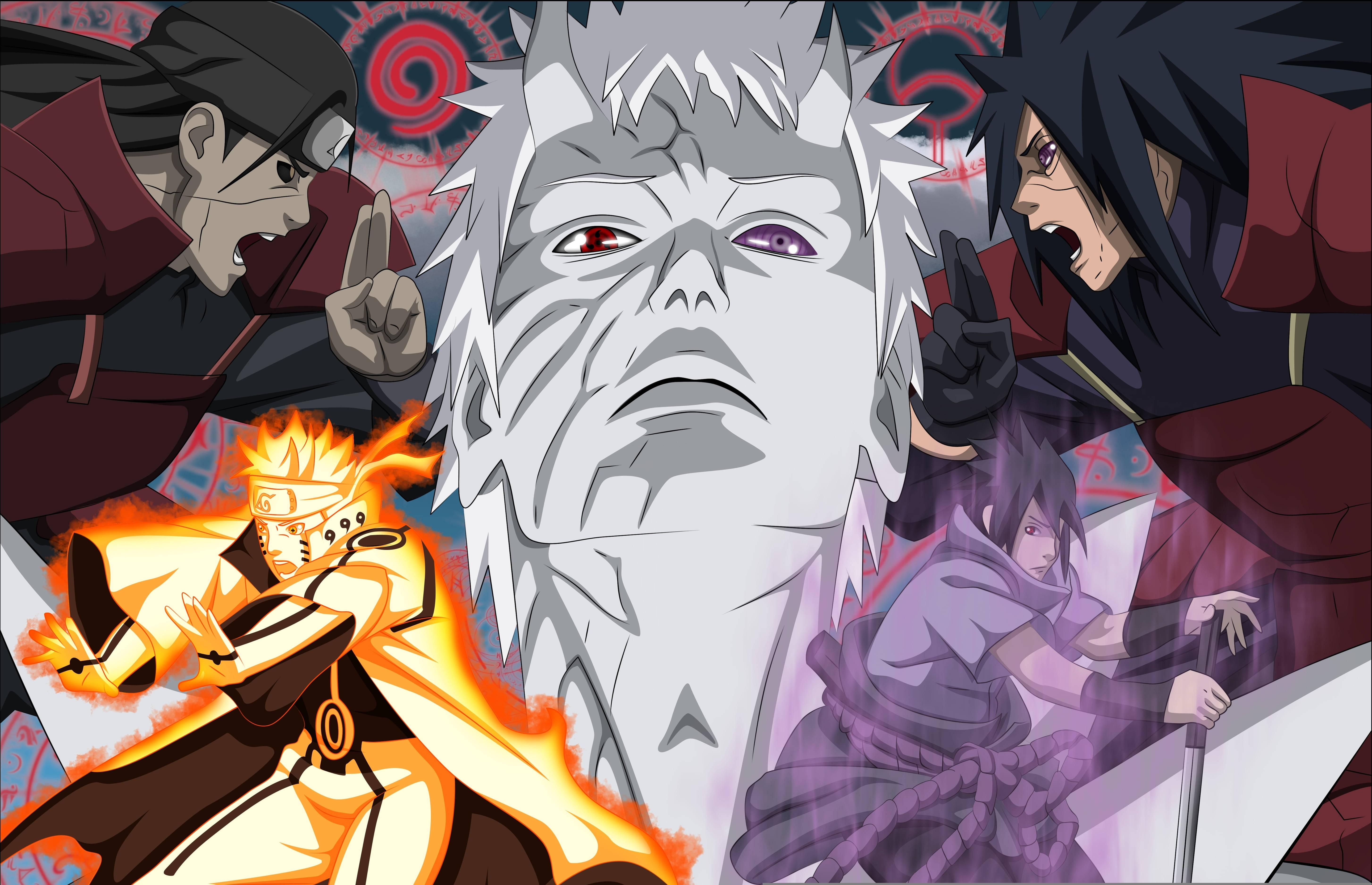 Naruto 4K Obito And Uchiha