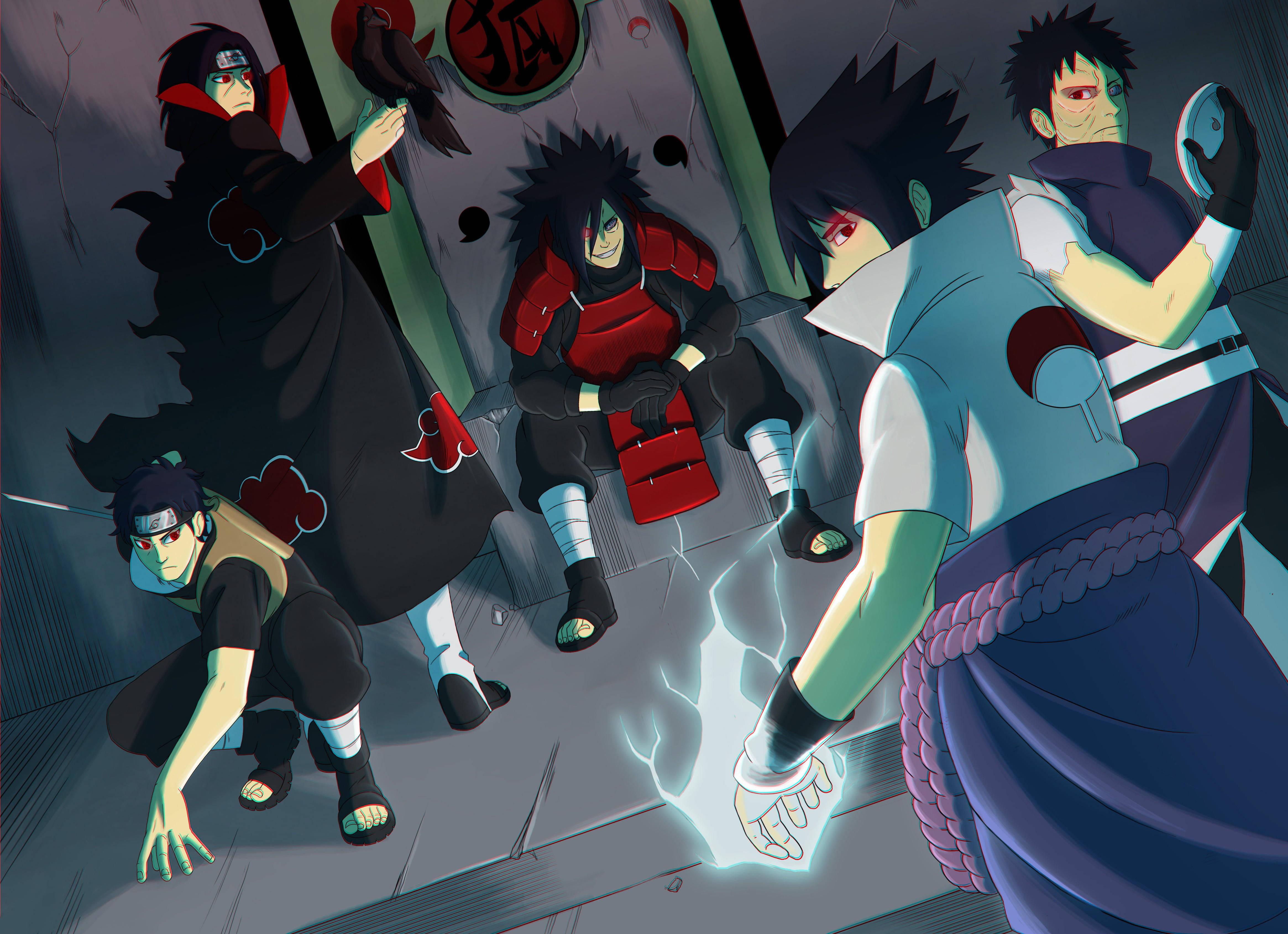Naruto 4K Uchiha Clan Sharingan