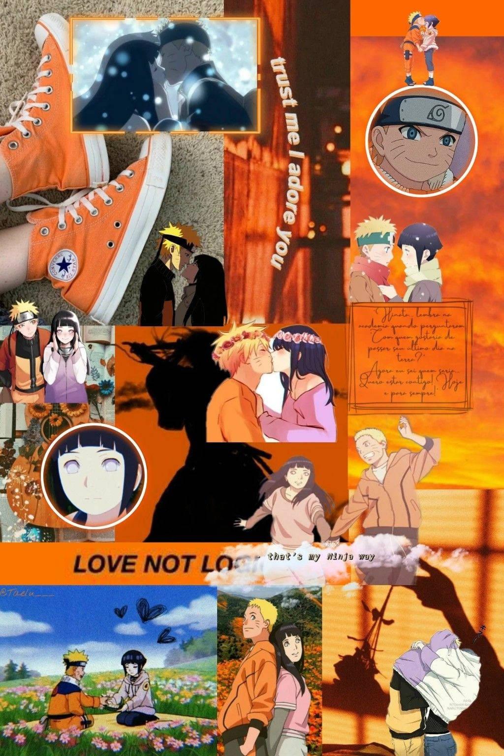 Naruto And Hinata Collage — 1024x1536 wallpaper