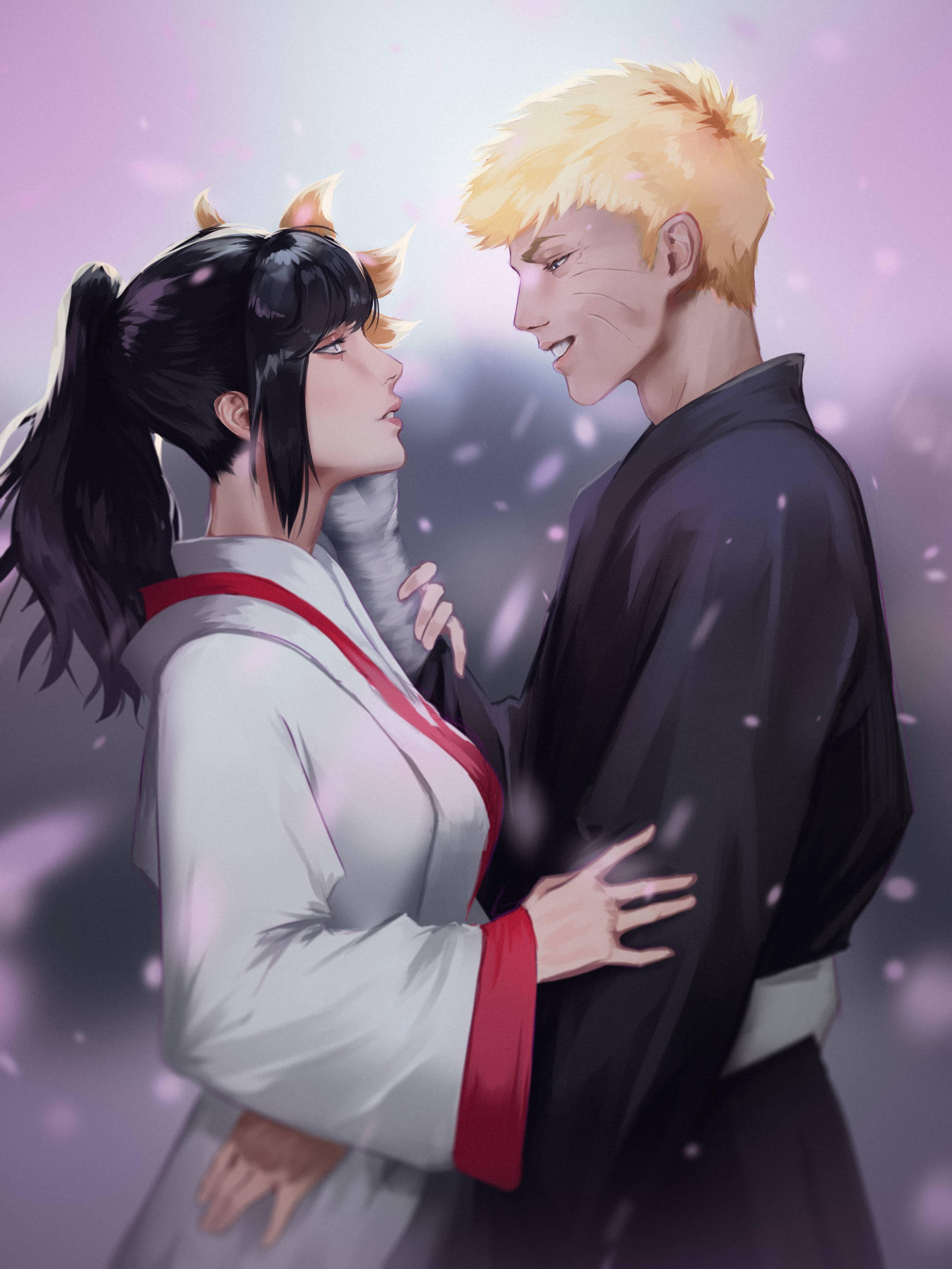Naruto And Hinata Love Fanart — 3000x4000 wallpaper
