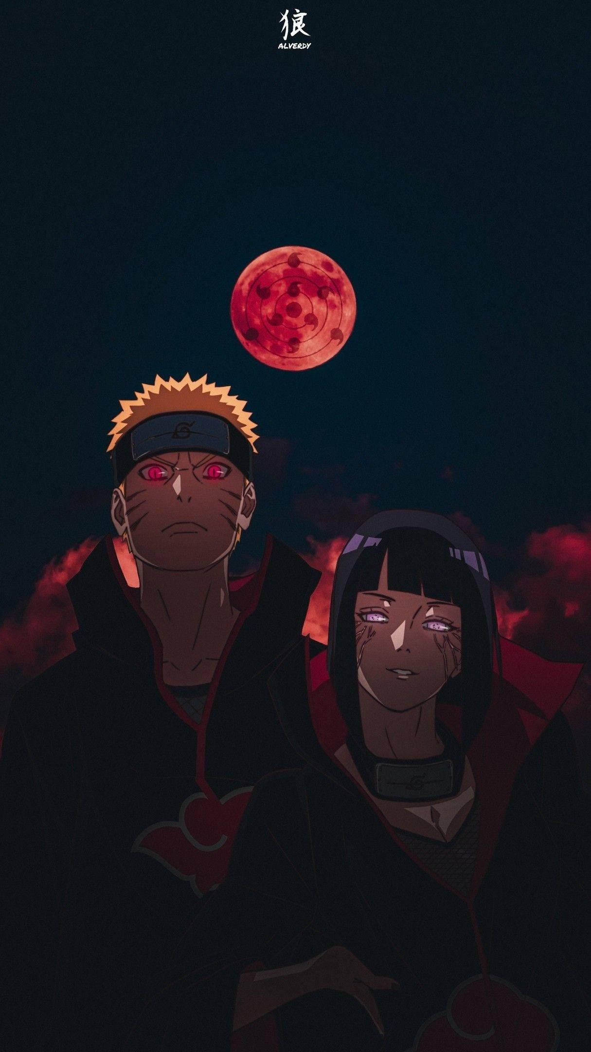 Naruto And Hinata Tsukuyomi — 1215x2160 wallpaper