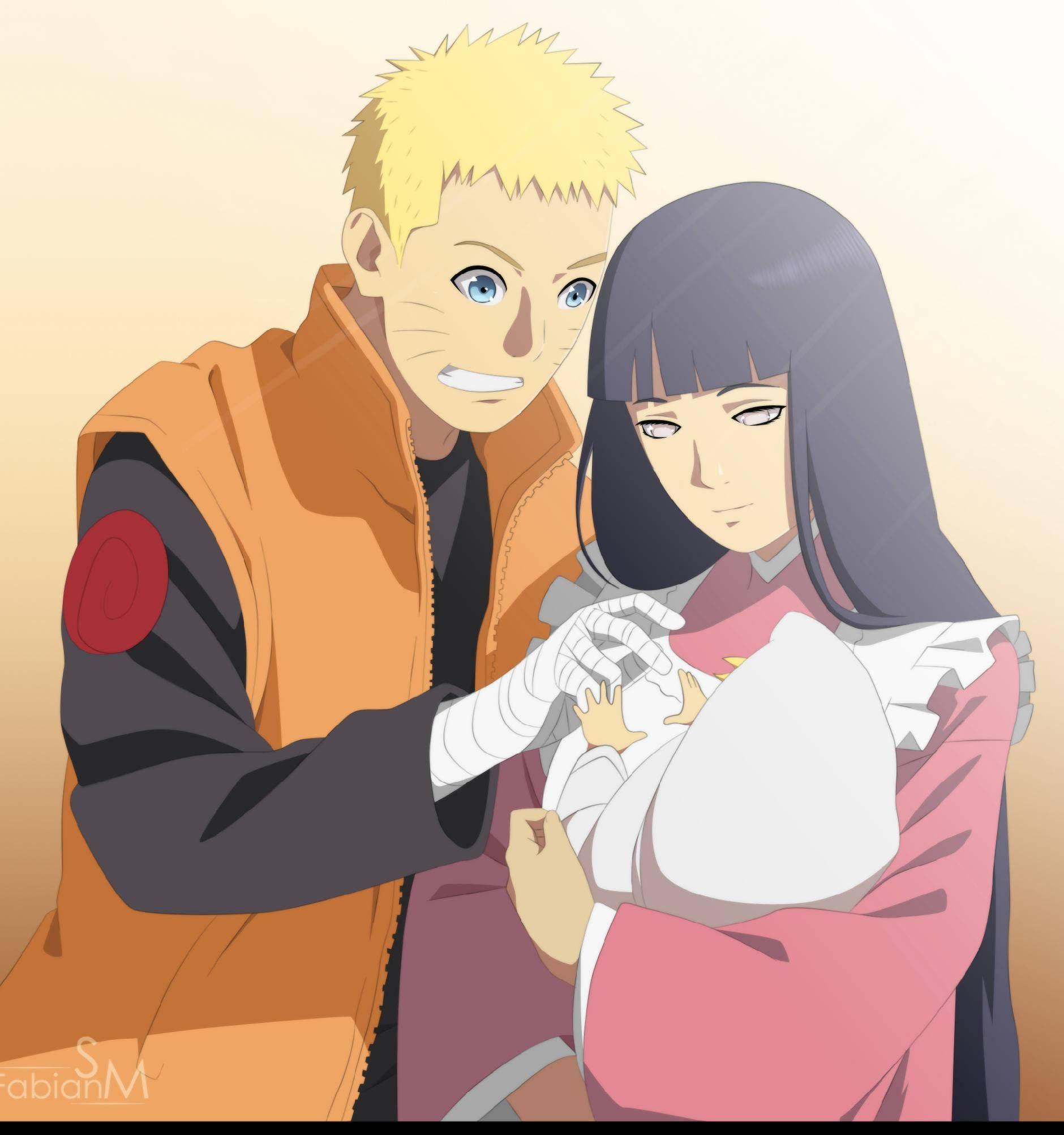 Naruto And Hinata With Baby — 1880x2005 wallpaper