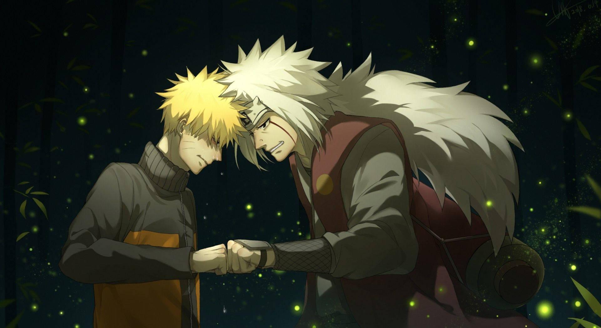 Naruto And Jiraiya Remarkable Moment — 1920x1049 wallpaper