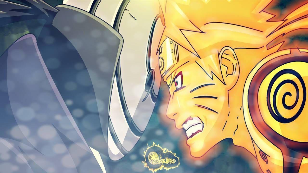Naruto and Obito Confront Each Other on the Battlefield in Naruto Shippuden — 1280x720 wallpaper