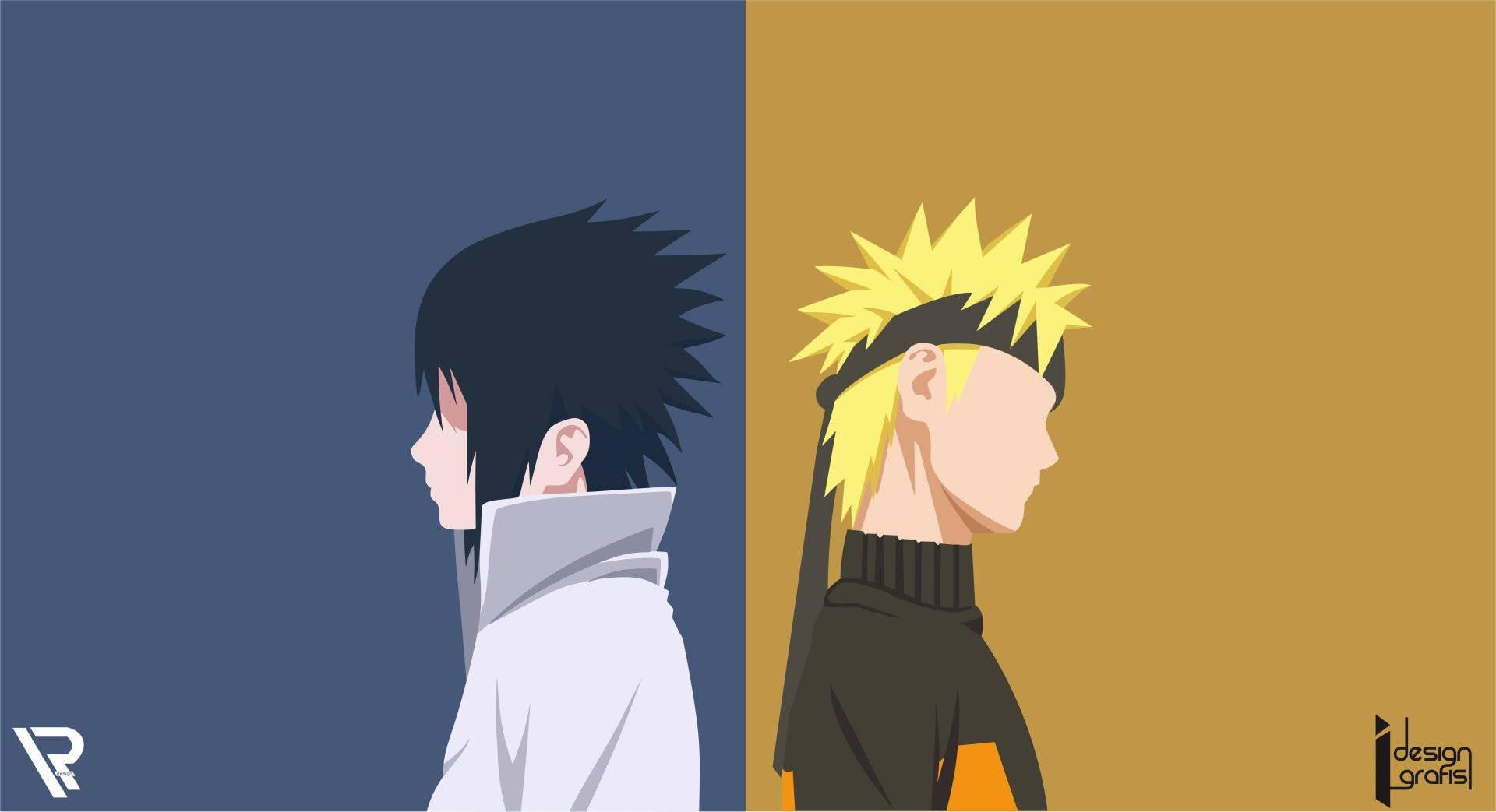 Naruto And Sasuke Banner — 1920x1043 wallpaper