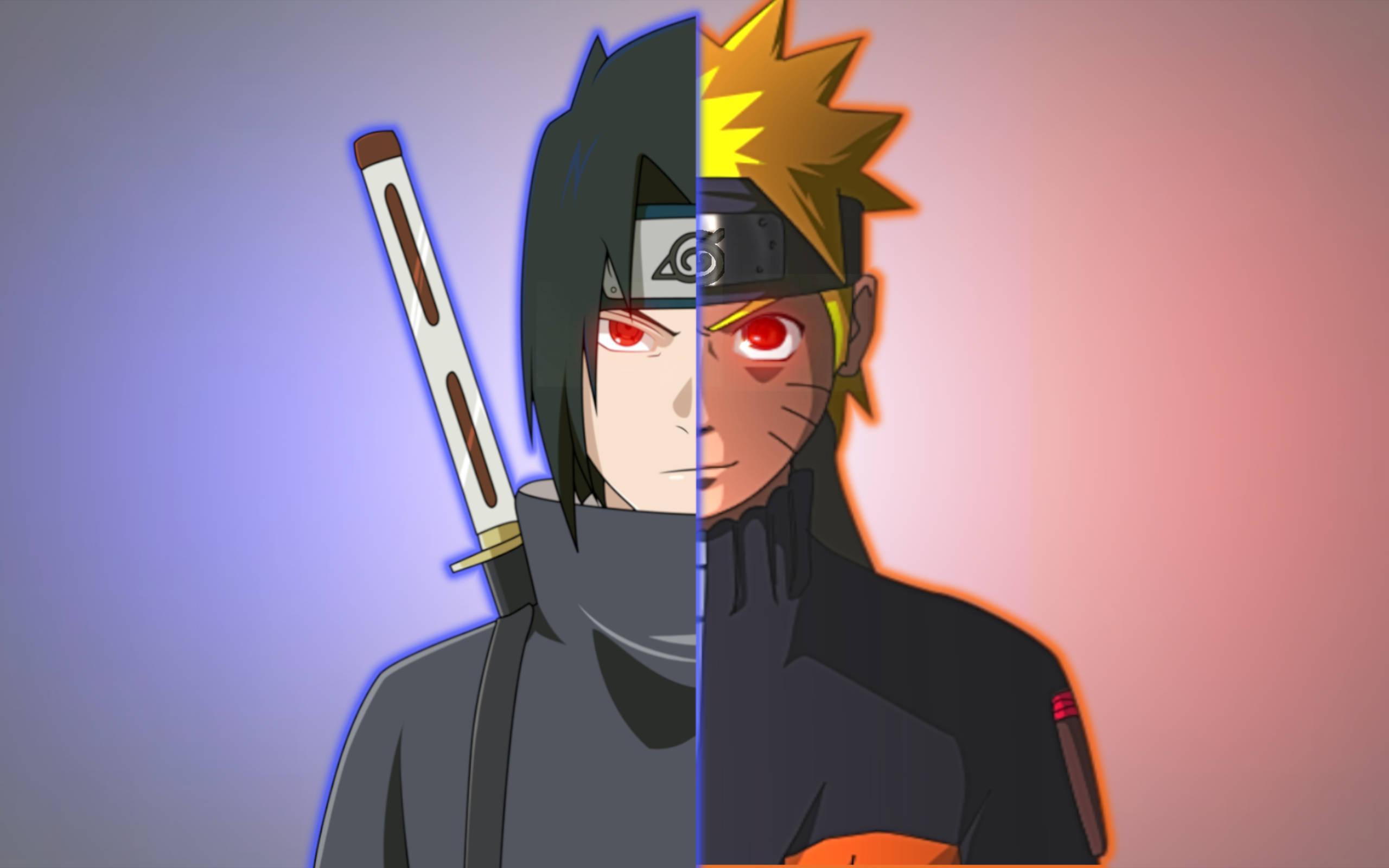 Naruto And Sasuke Combined — 2560x1600 wallpaper