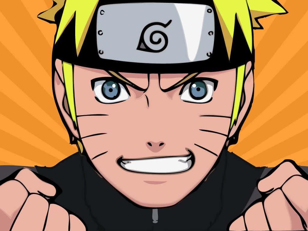 Naruto Face In A Motivated Expression — 1024x768 wallpaper