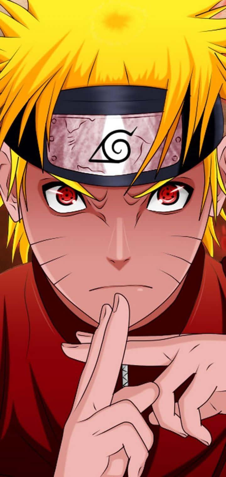 Naruto Face In Full Kyubi Form — 720x1520 wallpaper