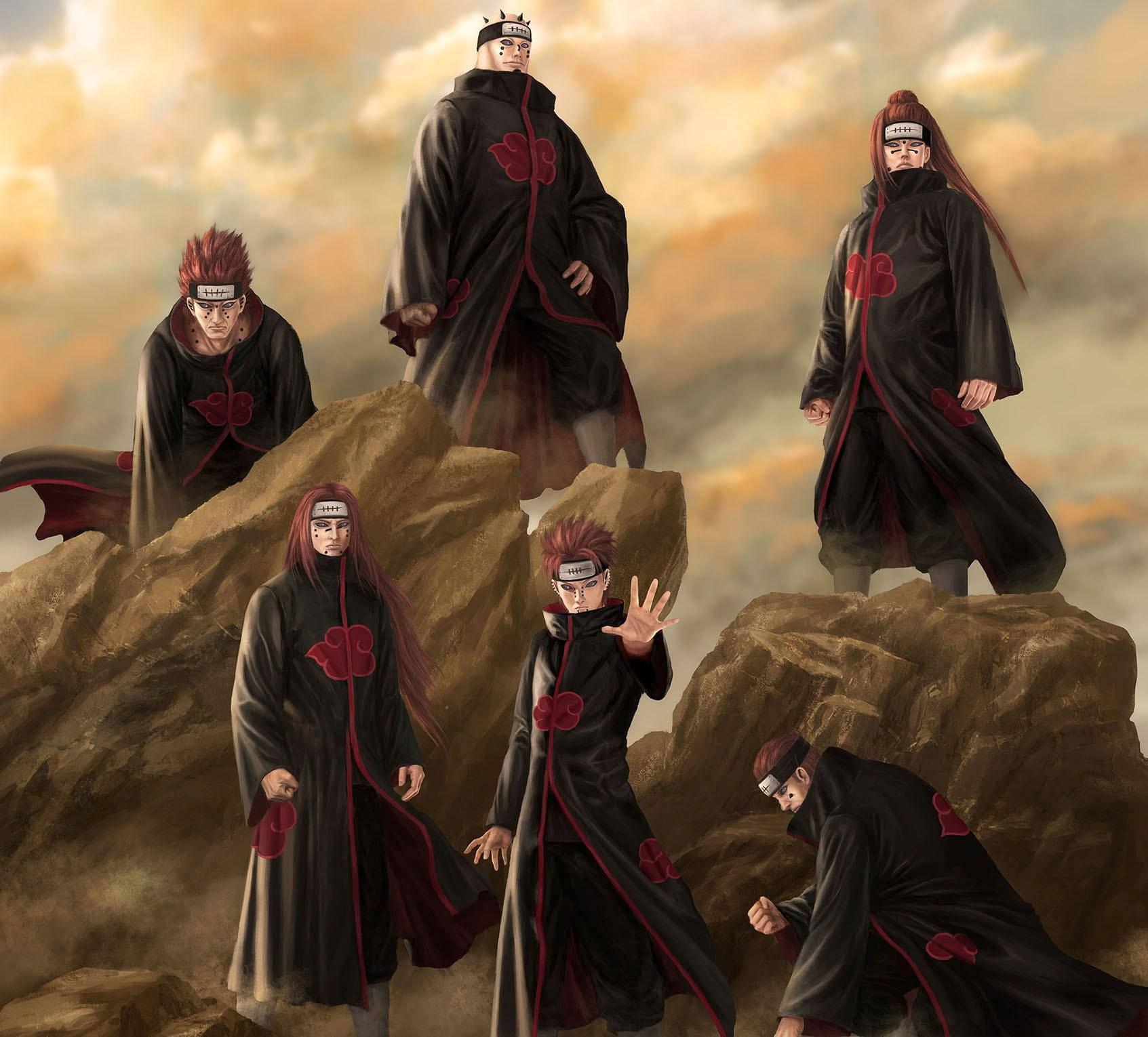 Naruto Pain Akatsuki Group — 1693x1530 wallpaper