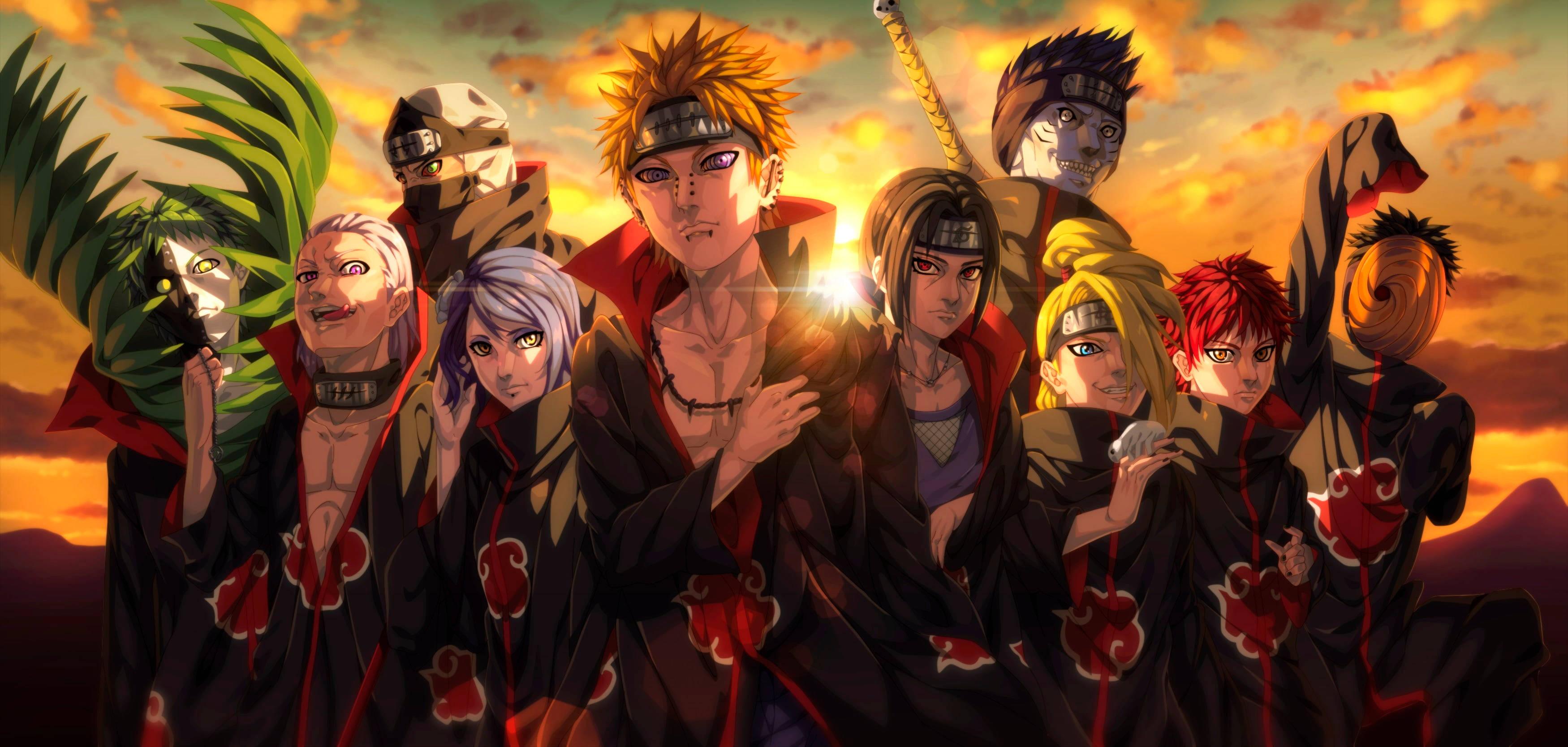 Naruto Pain Shippuden — 3500x1668 wallpaper