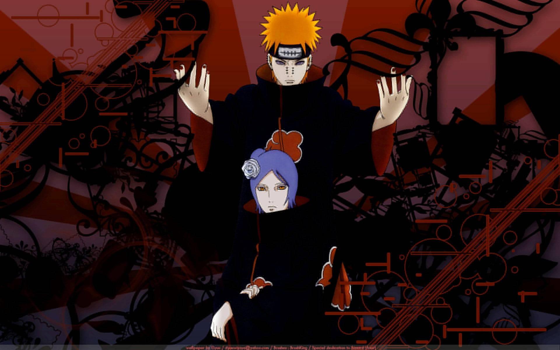 Naruto Pain With Girl Character — 1920x1200 wallpaper