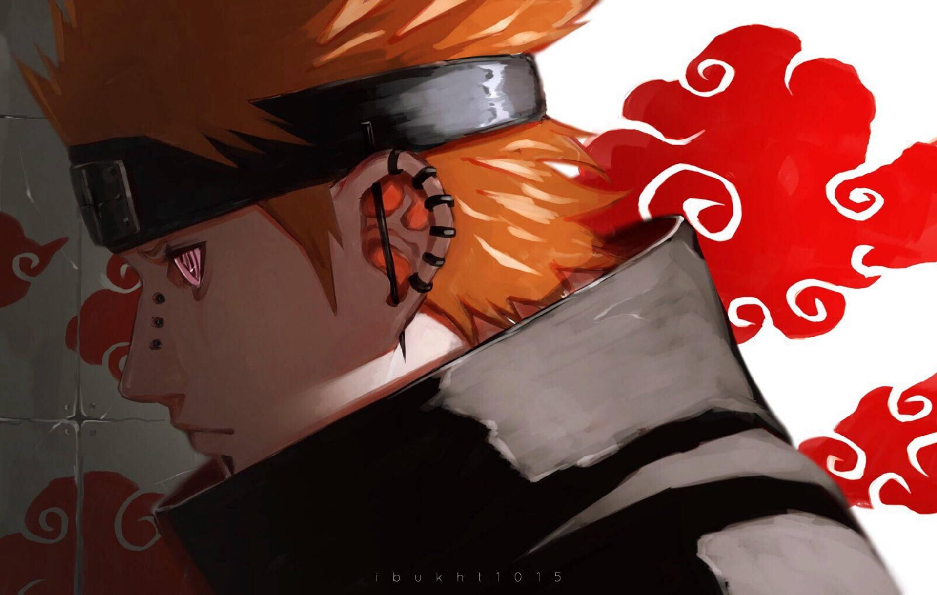 Naruto Pain With Red Sharingan — 1920x1220 wallpaper