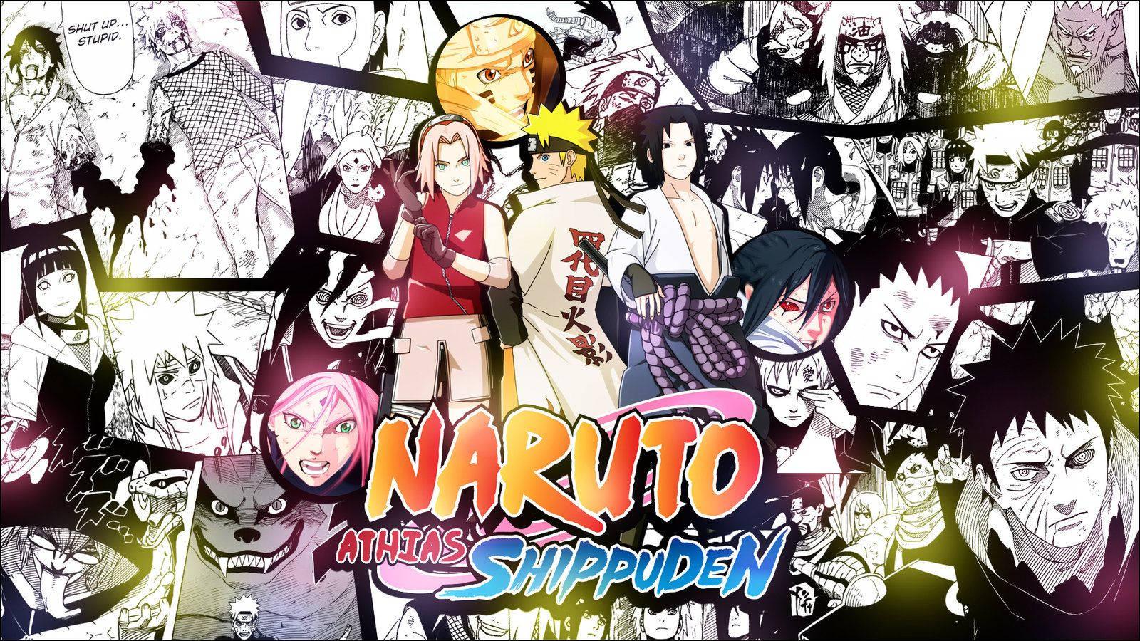 Naruto Uzumaki from the Naruto Shippuden Manga — 1600x900 wallpaper
