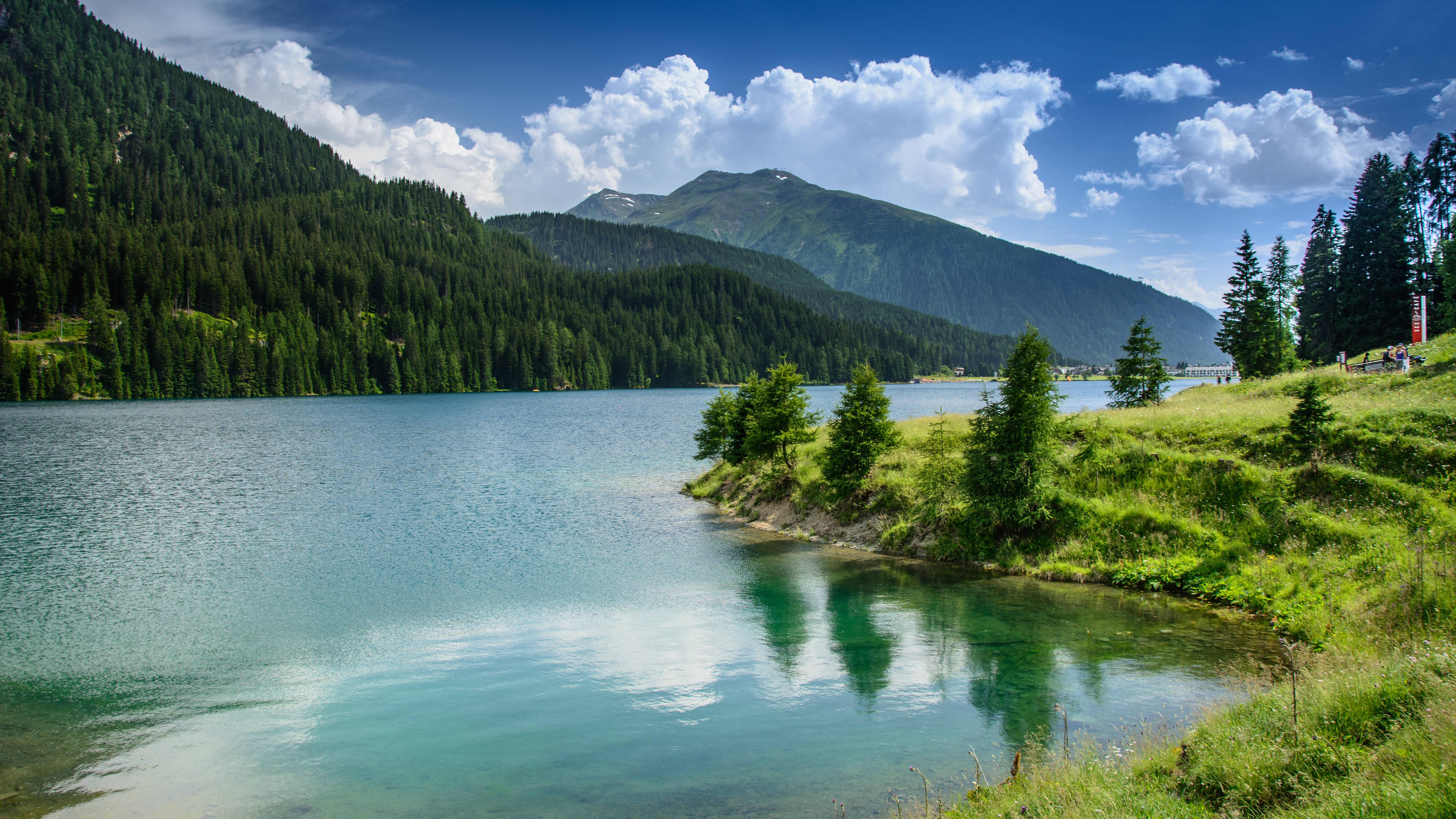 Nature Of Mountains And Lake — 5977x3362 wallpaper