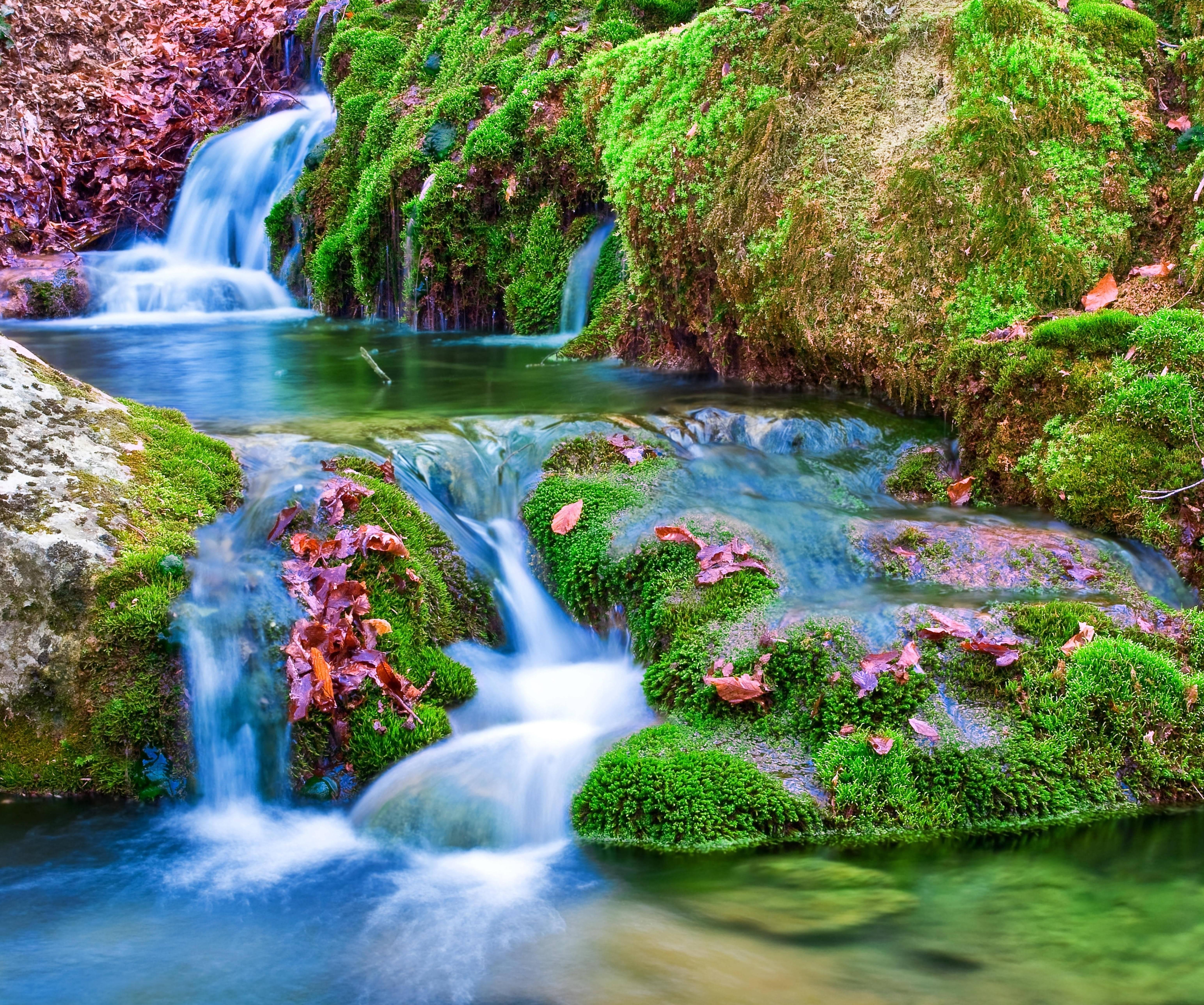 Nature Spring Falls — 6173x5155 wallpaper