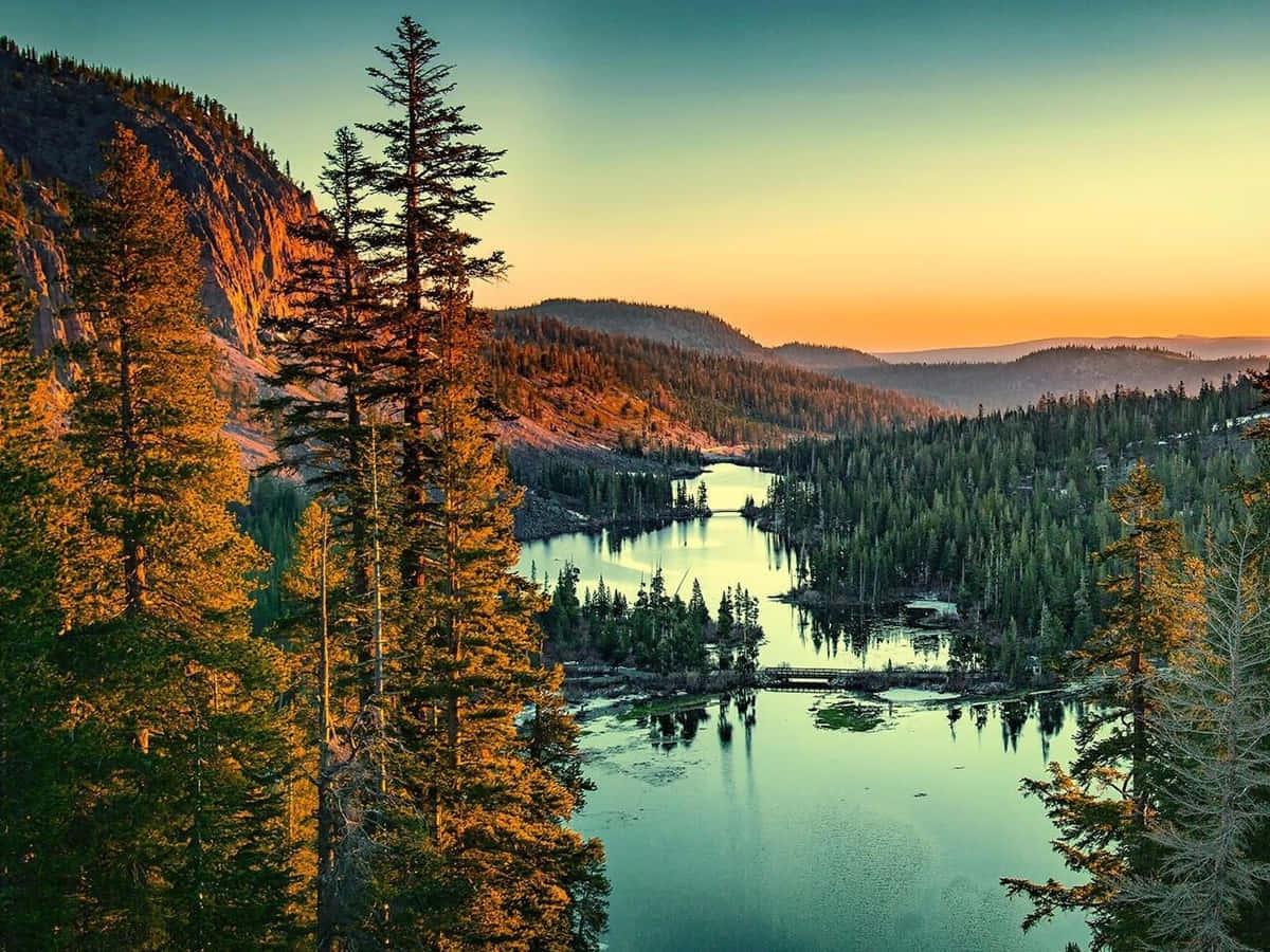 Nature Twin Lakes Picture — 1200x900 wallpaper
