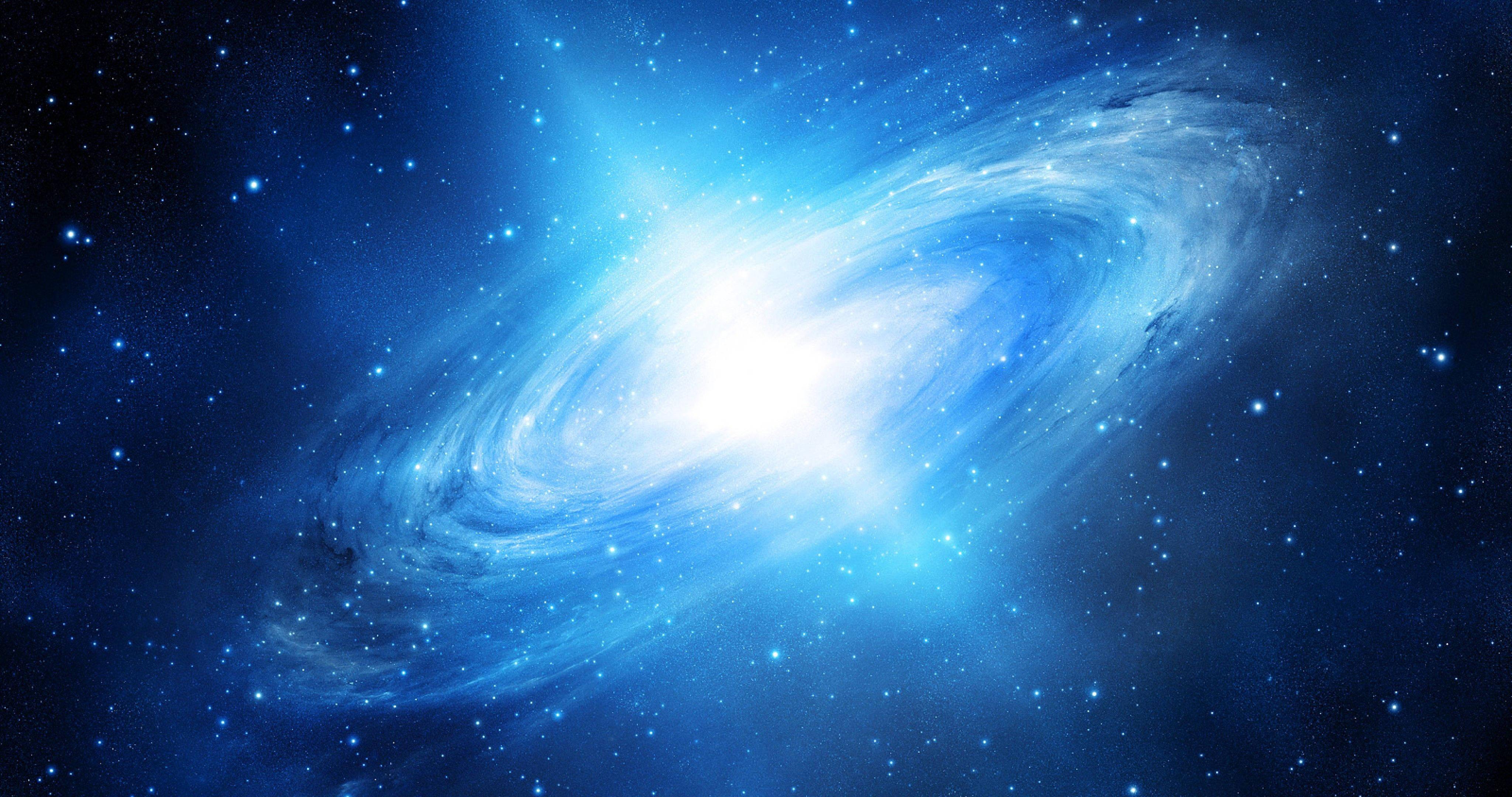 Navy Blue Galaxy 4k Space — 4096x2160 wallpaper