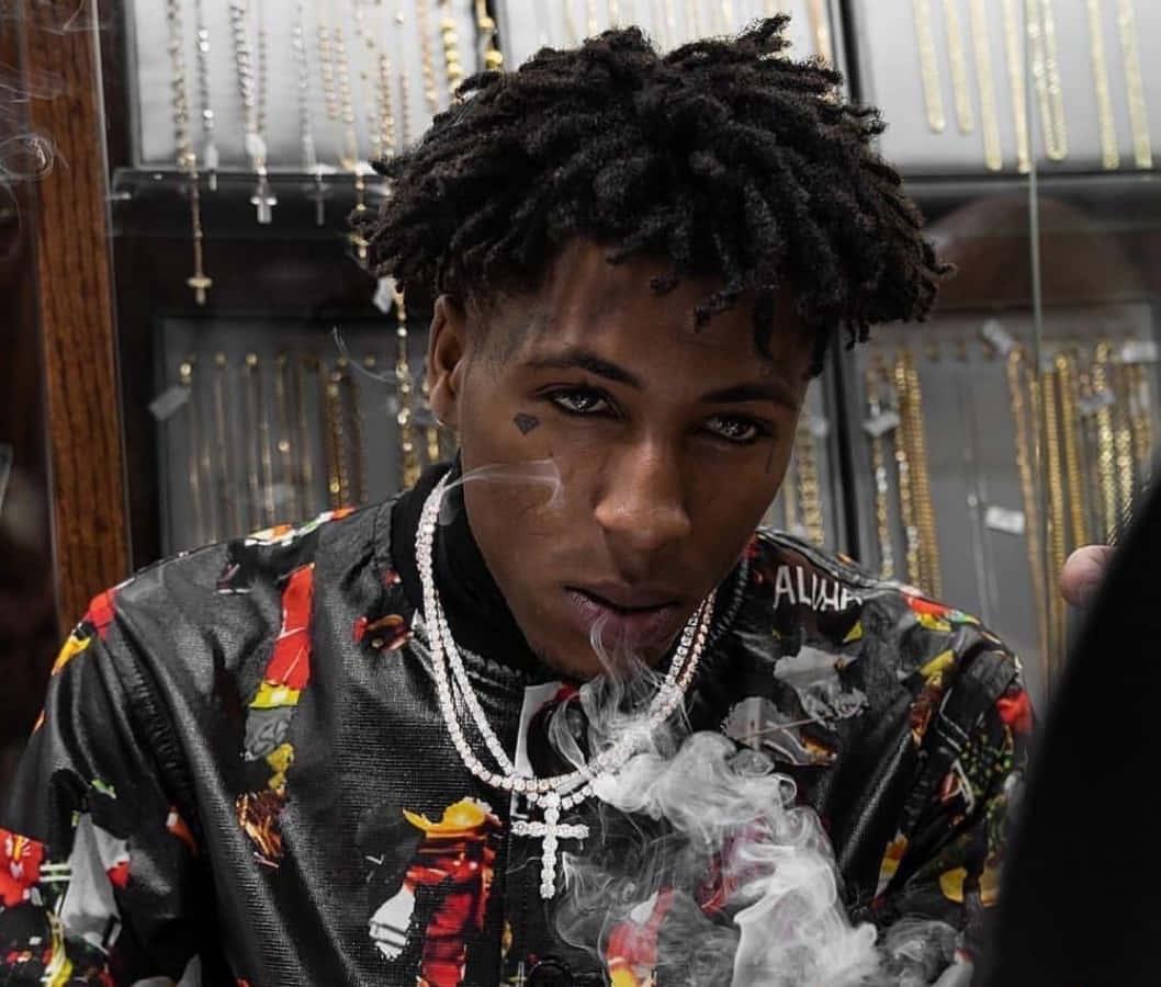 NBA Youngboy between the game and the music — 1058x900 wallpaper