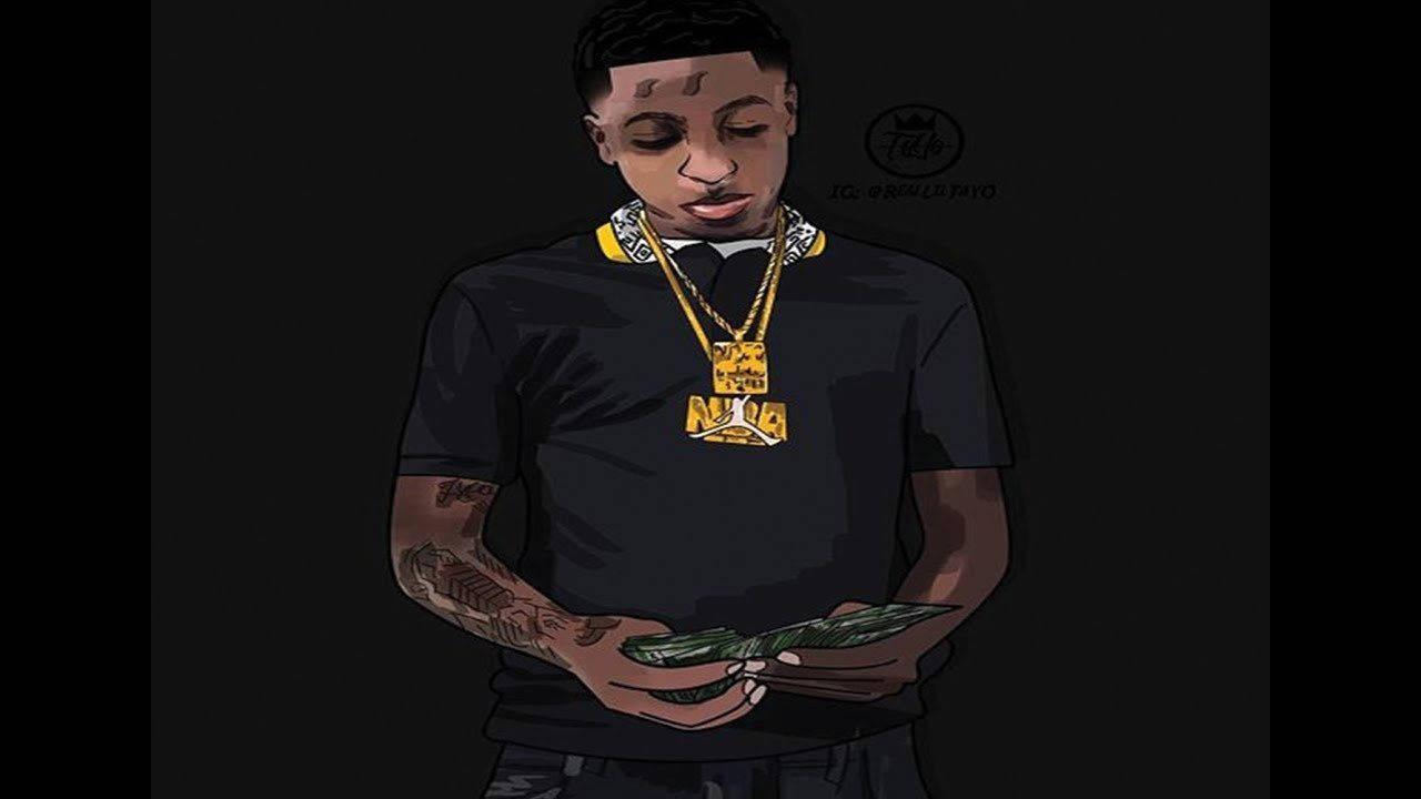 NBA Youngboy Counts His Cash — 1280x720 wallpaper