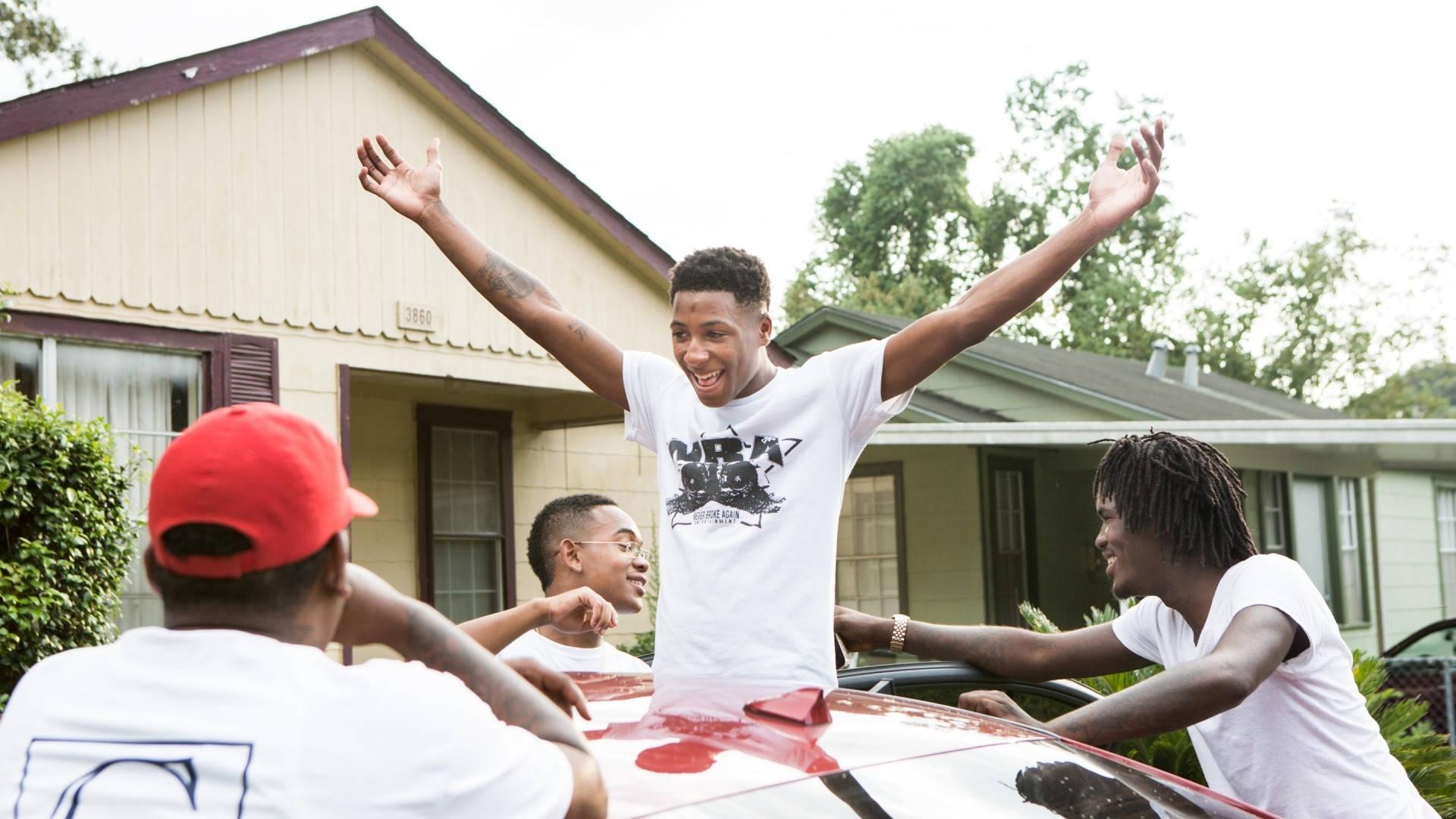 NBA Youngboy enjoying time with friends — 1920x1080 wallpaper