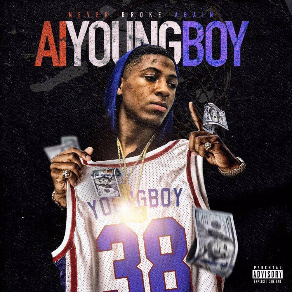 NBA Youngboy in a Bling Jersey — 1000x1000 wallpaper